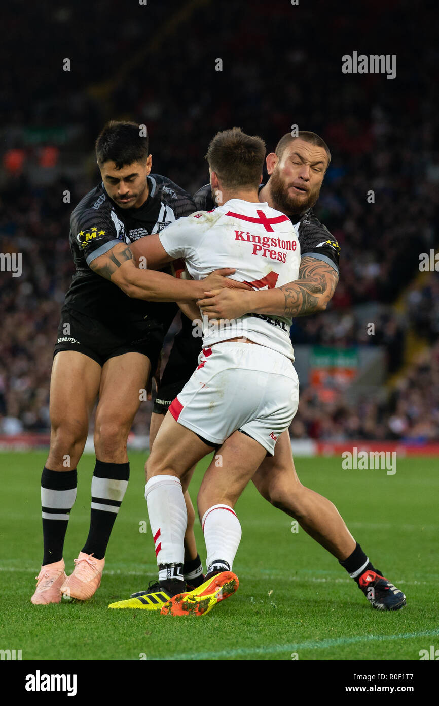 4th November, Anfield, Liverpool, England ; Rugby League International ...