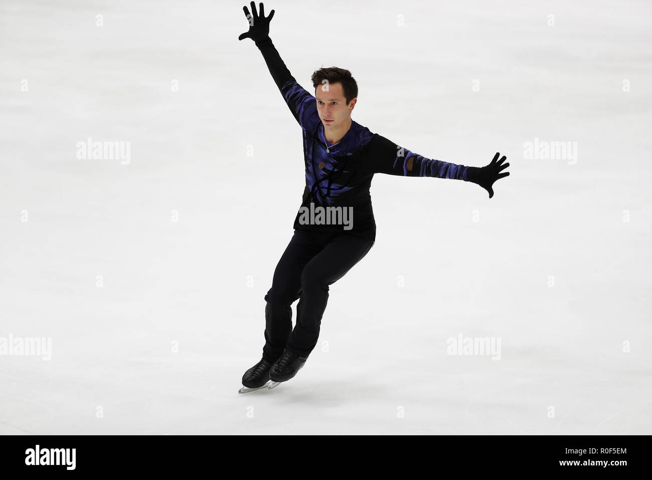 Alexei Bychenko (ISR), NOVEMBER 3, 2018 - Figure Skating : ISU Grand Prix of Figure Skating 2018/2019 "ISU GP Helsinki2018" Men Short Program at the Helsinki Ice Hall in Helsinki, Finland. (Photo by Mutsu Kawamori/AFLO) [3604] Stock Photo