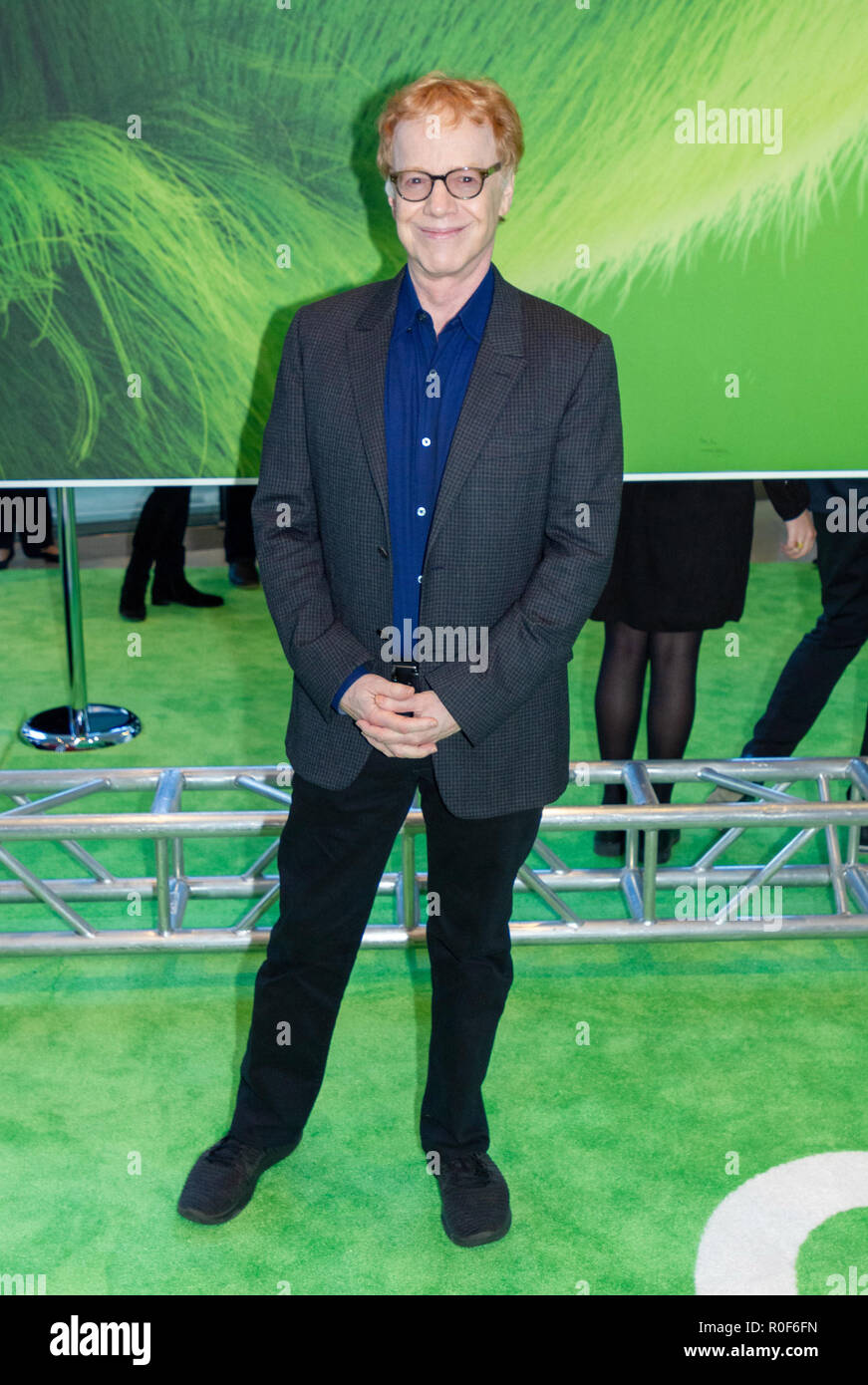 New York, NY, USA. 3rd November, 2018. Composer Danny Elfman attends the world premiere of Dr Seuss’s “The Grinch' at Alice Tully Hall in New York City on November 3, 2018. Credit: Jeremy Burke/Alamy Live News Stock Photo