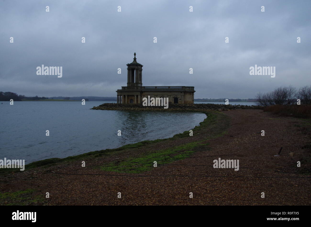 Normanton church. Rutland Water reservoir. The Macmillan Way. Rutland ...