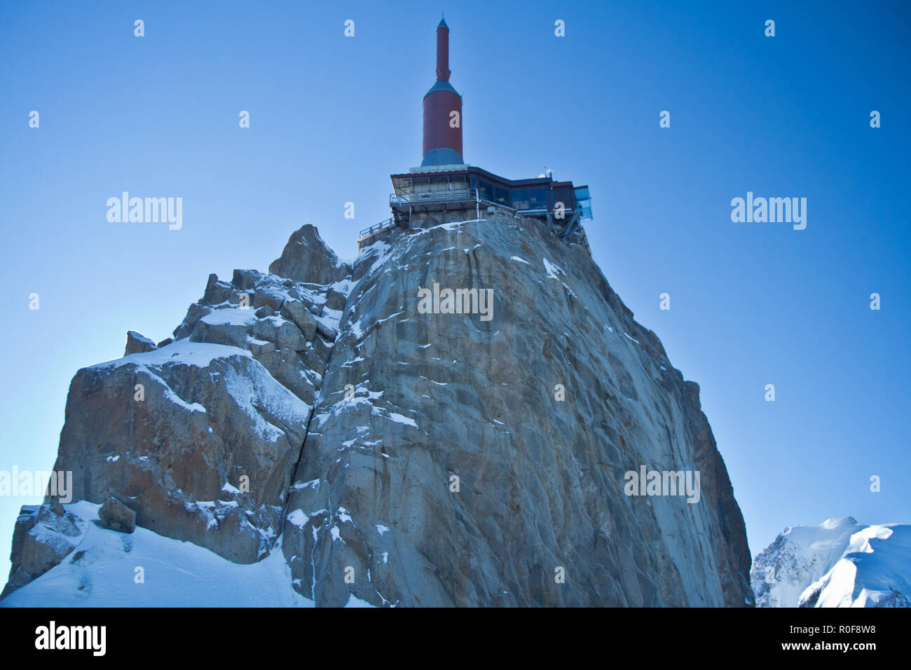 The Aiguille du Midi is a mountain in the Mont Blanc massif within the ...
