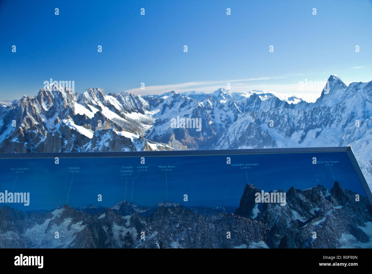 The Aiguille du Midi is a mountain in the Mont Blanc massif within the ...