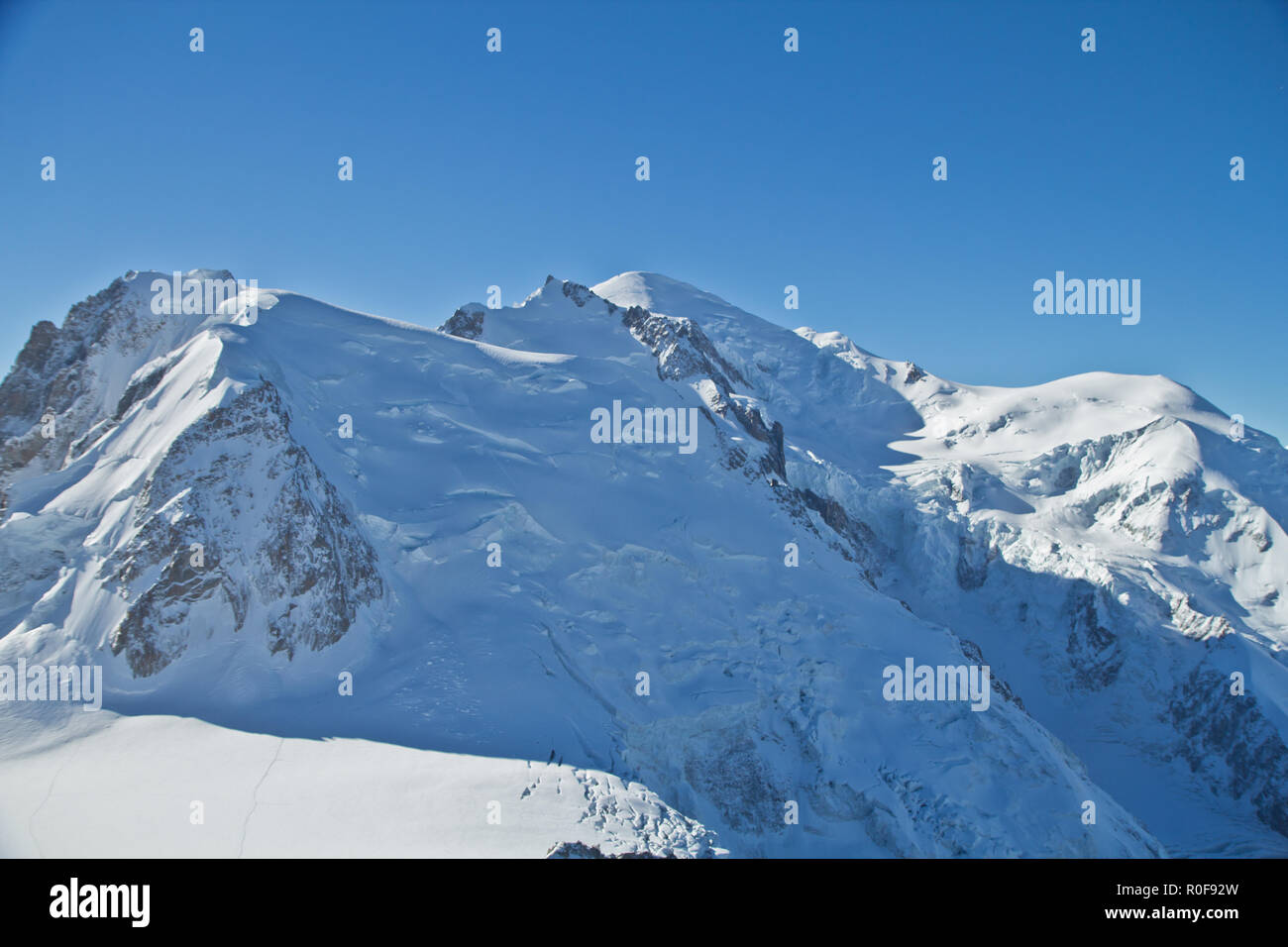The Aiguille du Midi is a mountain in the Mont Blanc massif within the ...