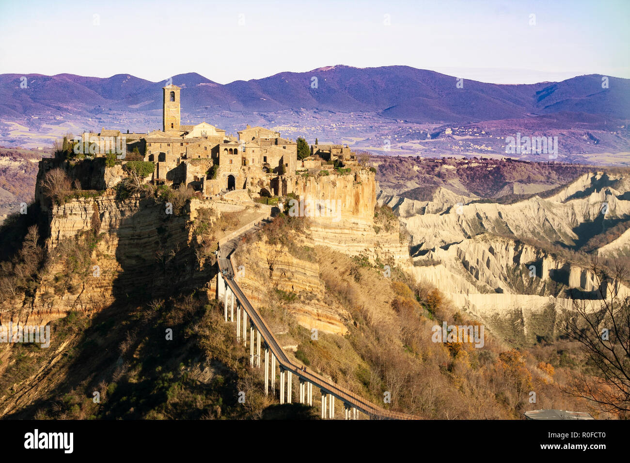 Old Abandoned City Of Civita Di Bagnoregio Viterbo Lazio Italy
