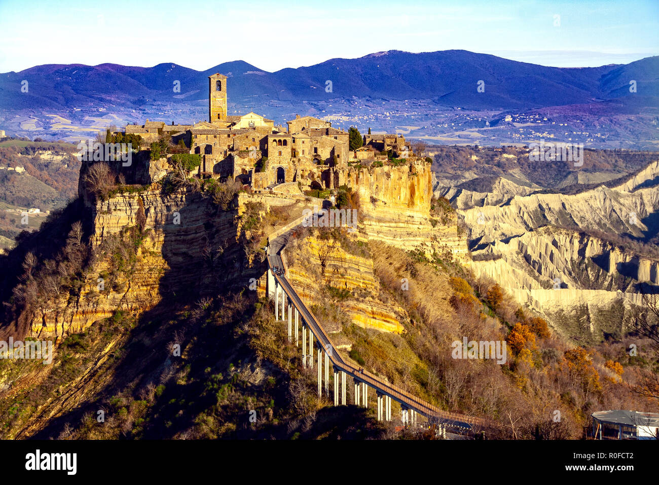 Old Abandoned City Of Civita Di Bagnoregio Viterbo Lazio Italy