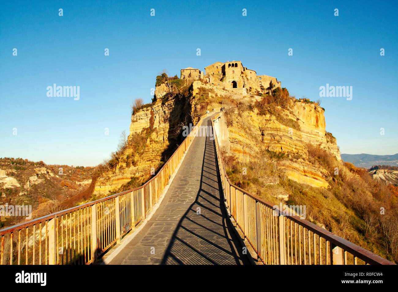 Old Abandoned City Of Civita Di Bagnoregio Viterbo Lazio Italy
