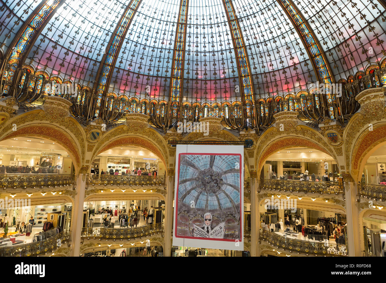 Galeries lafayette shopping paris hi-res stock photography and images -  Page 16 - Alamy