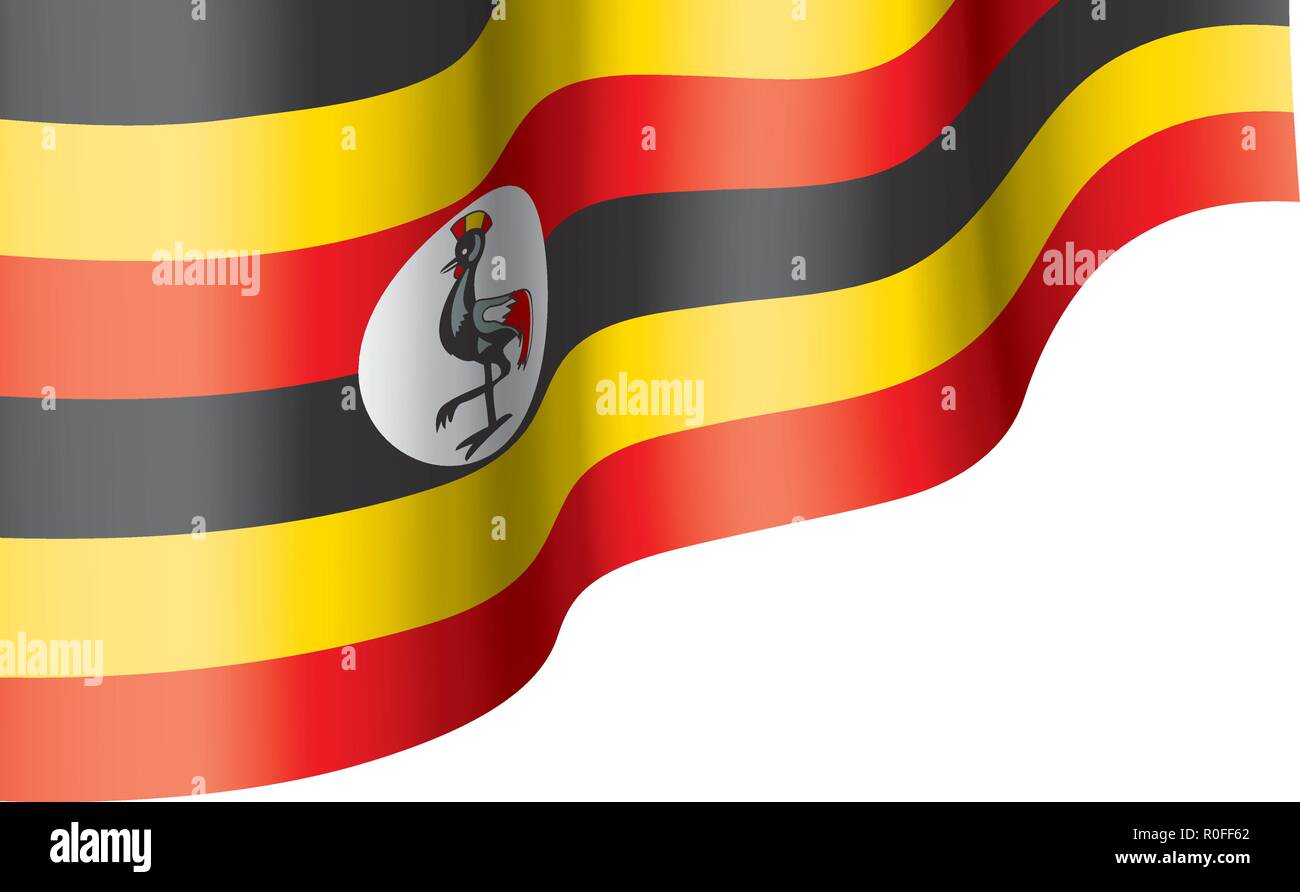 Uganda flag, vector illustration on a white background Stock Vector Image &  Art - Alamy