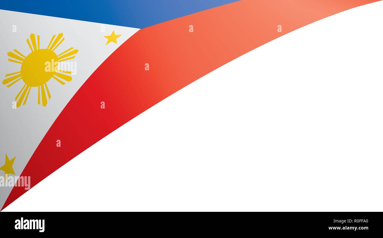 Philippines Flag, Vector Illustration On A White Background Stock ...