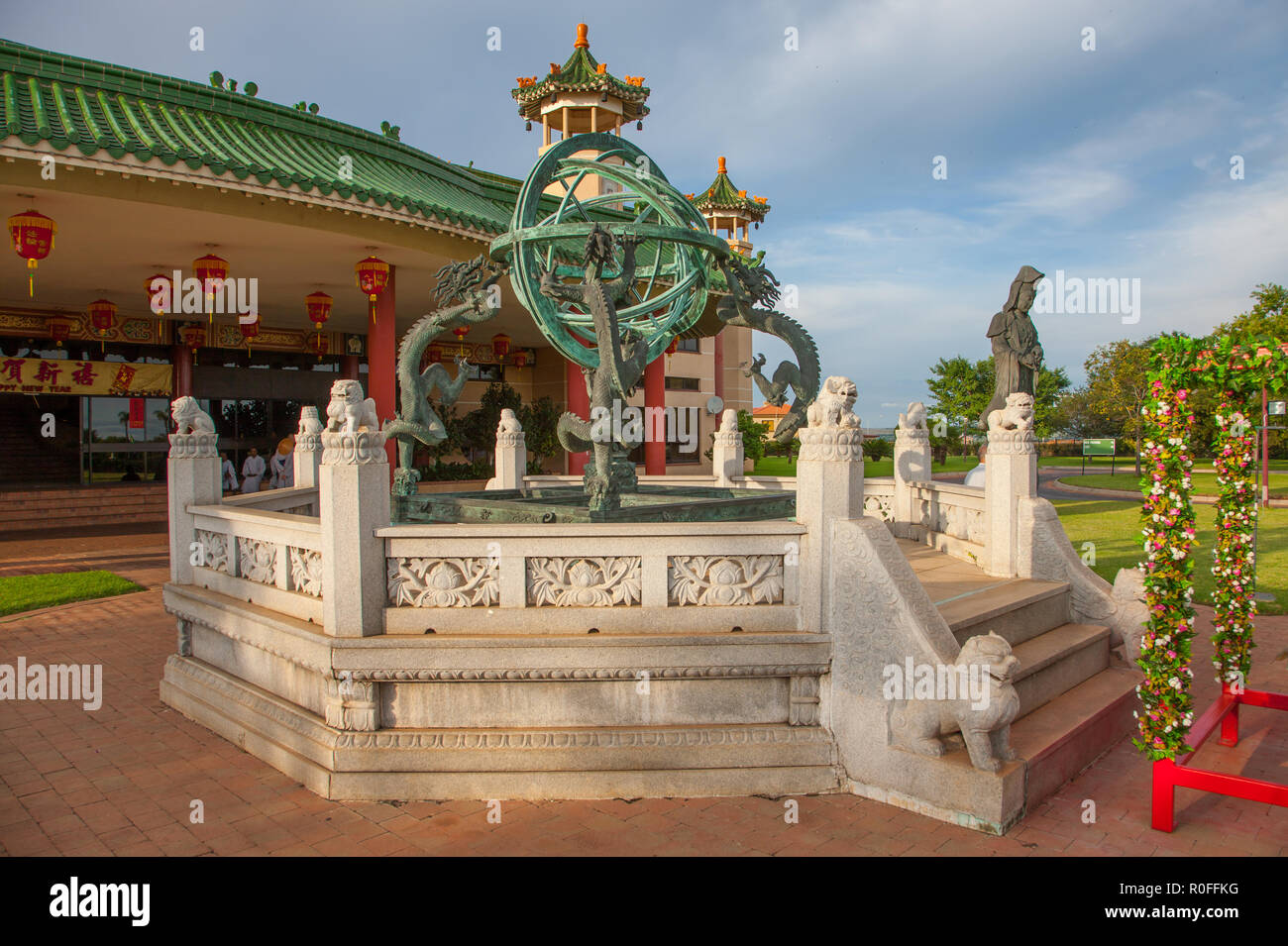 Chinese new year at the Nan Hua Temple outside Pretoria, South Africa Stock Photo