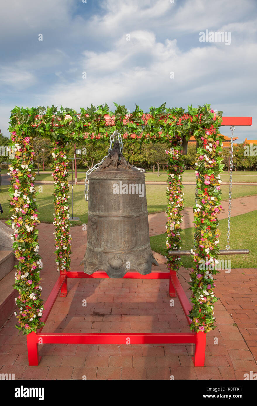 Chinese new year at the Nan Hua Temple outside Pretoria, South Africa Stock Photo