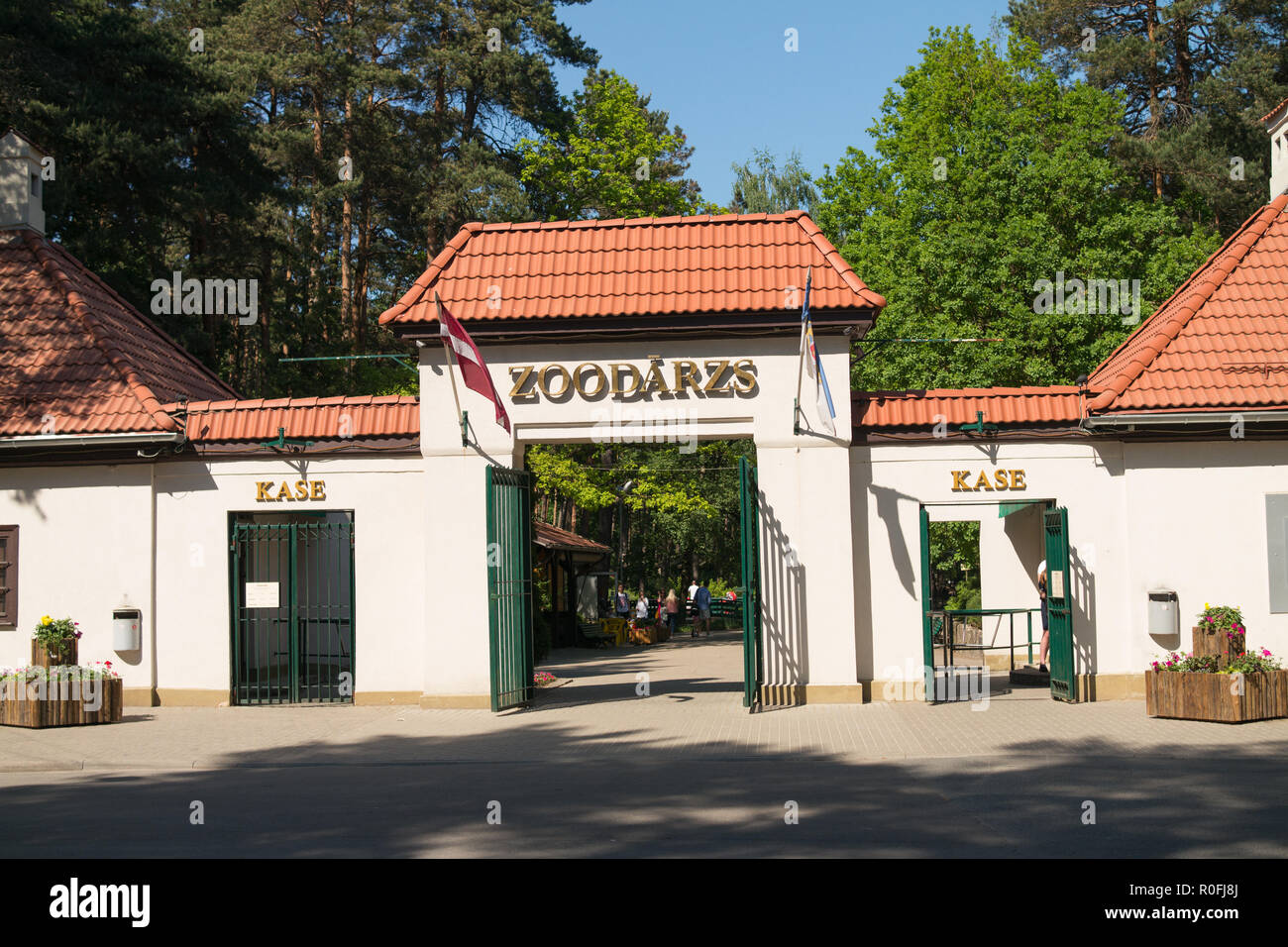 Riga, Latvia - May 25, 2016: Entrance of the Riga Zoo (East Gate Stock  Photo - Alamy