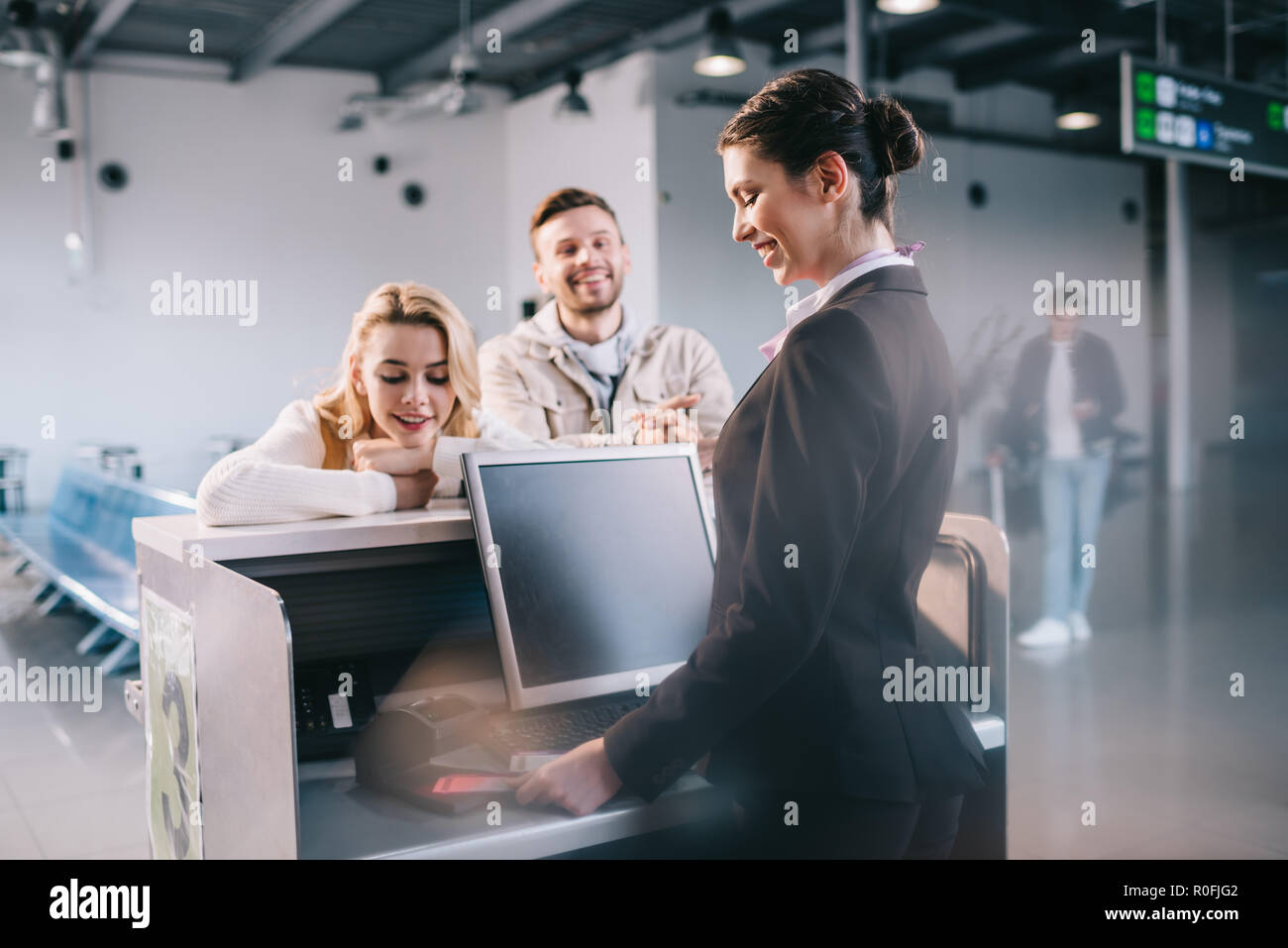 The check in desk assistant asked rob. Check in at the airport. самостоятельная регистрация в аэропорт картинка. check in desk at the airport. check in desk.