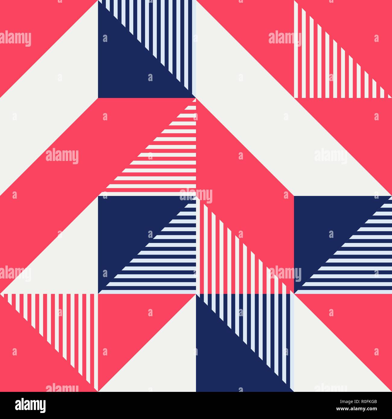 Minimalist background seamless pattern with simple shape Stock Vector ...