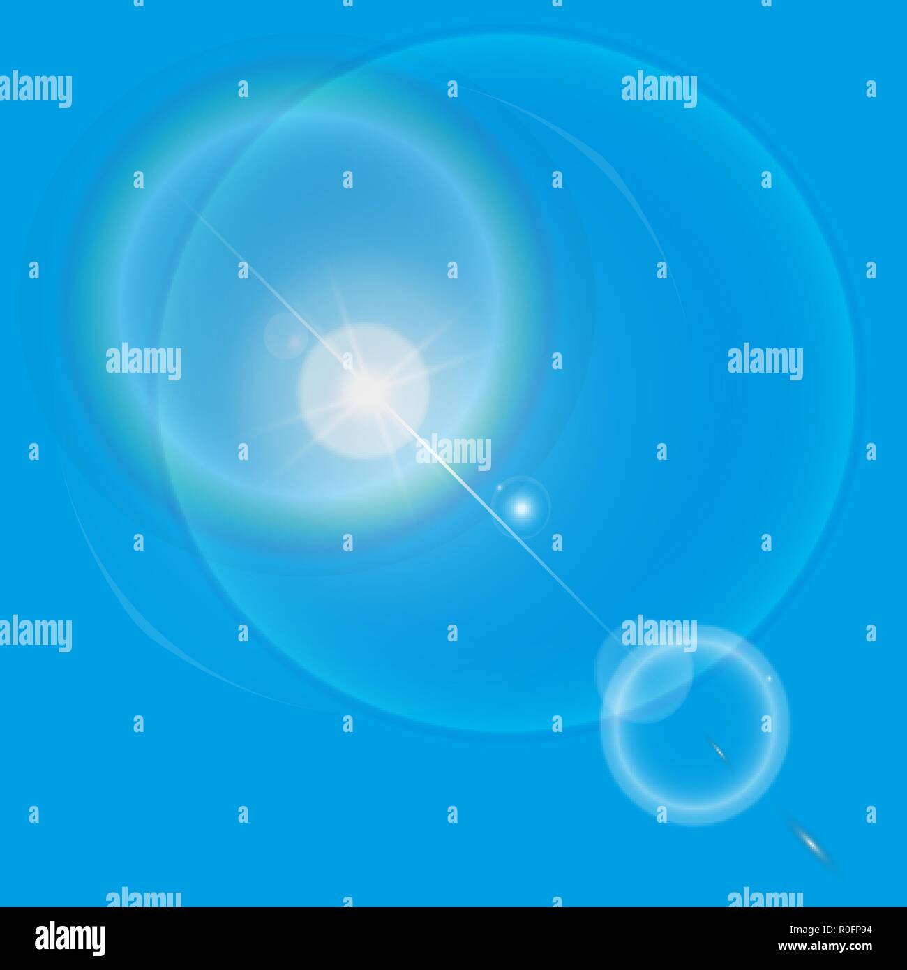 Vector transparent sunlight special lens flare light effect Stock ...