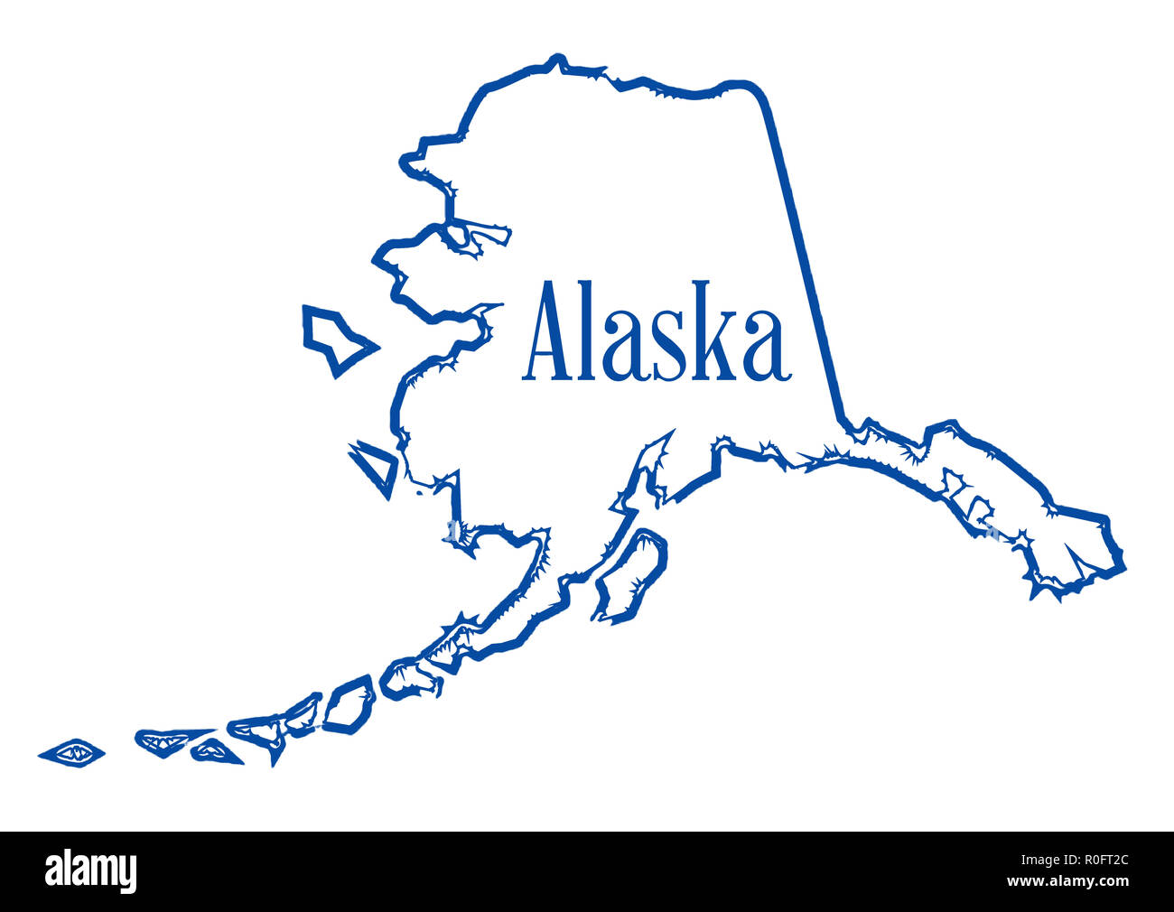 Alaska State Map Map Of Alaska State