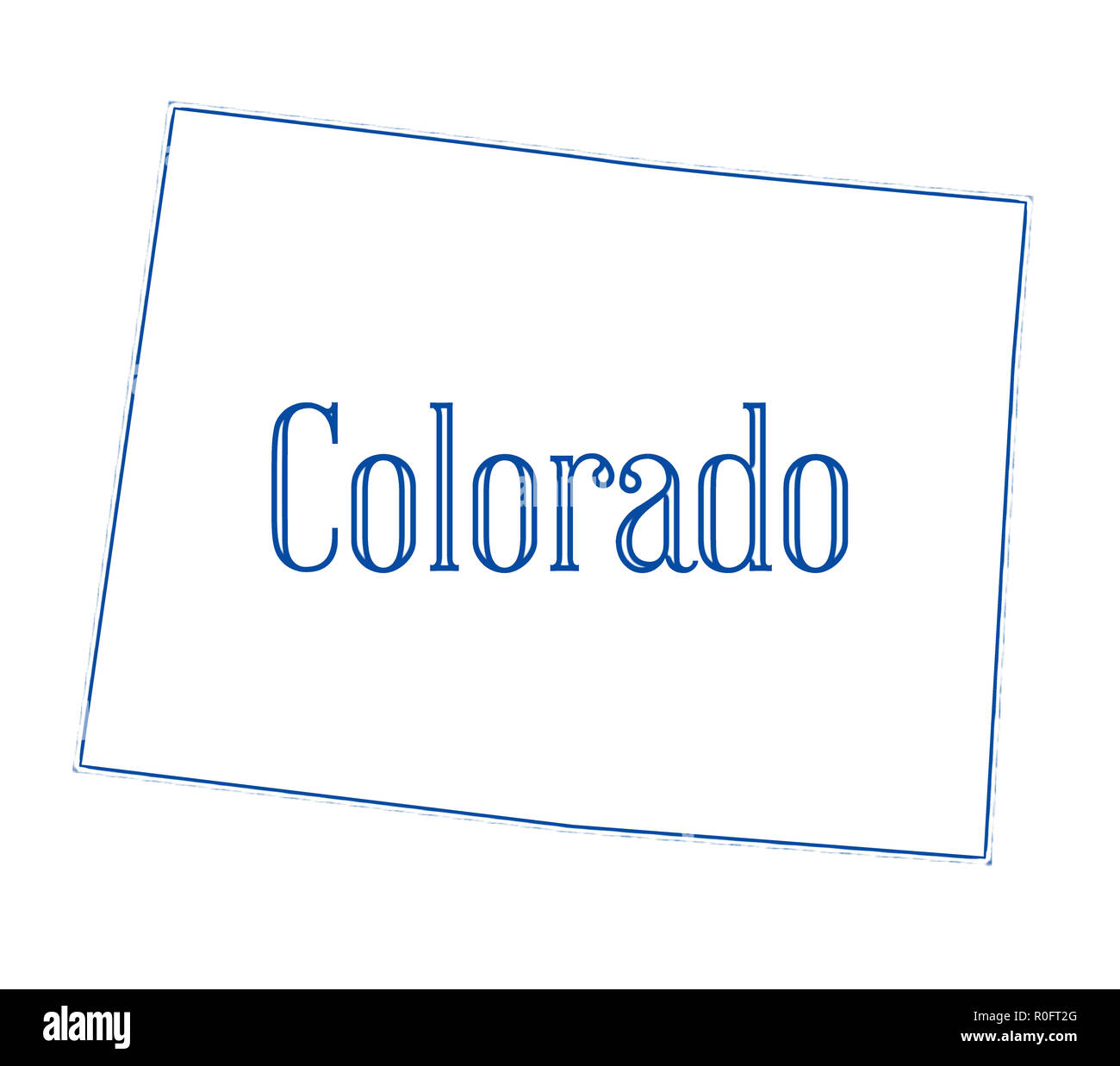 colorado outline clip art