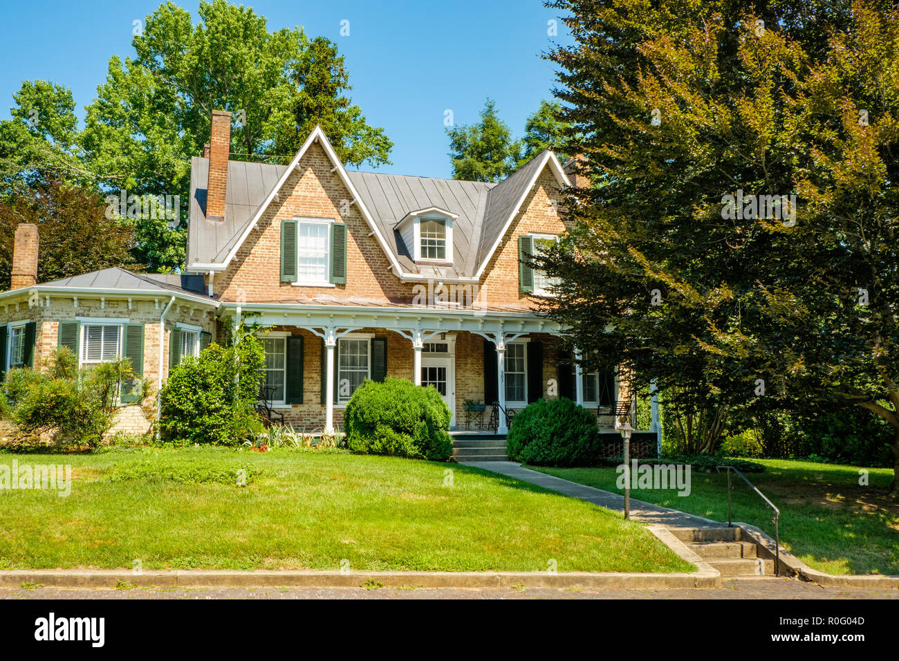 The Gables, 303 South Jefferson Street, Lexington, Virginia Stock Photo