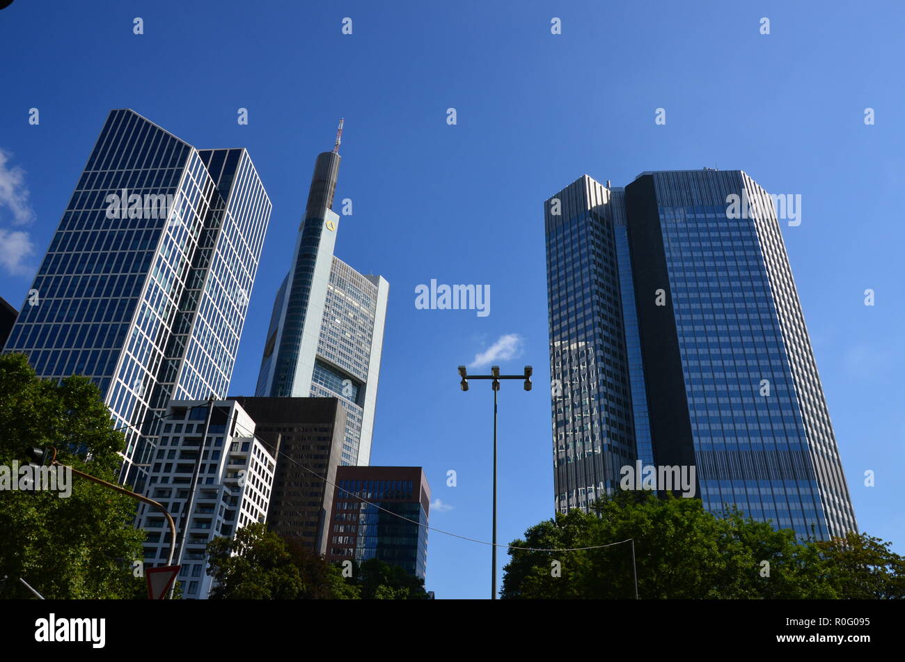 Skyscrapers of Frankfurt am Main, Germany Stock Photo - Alamy