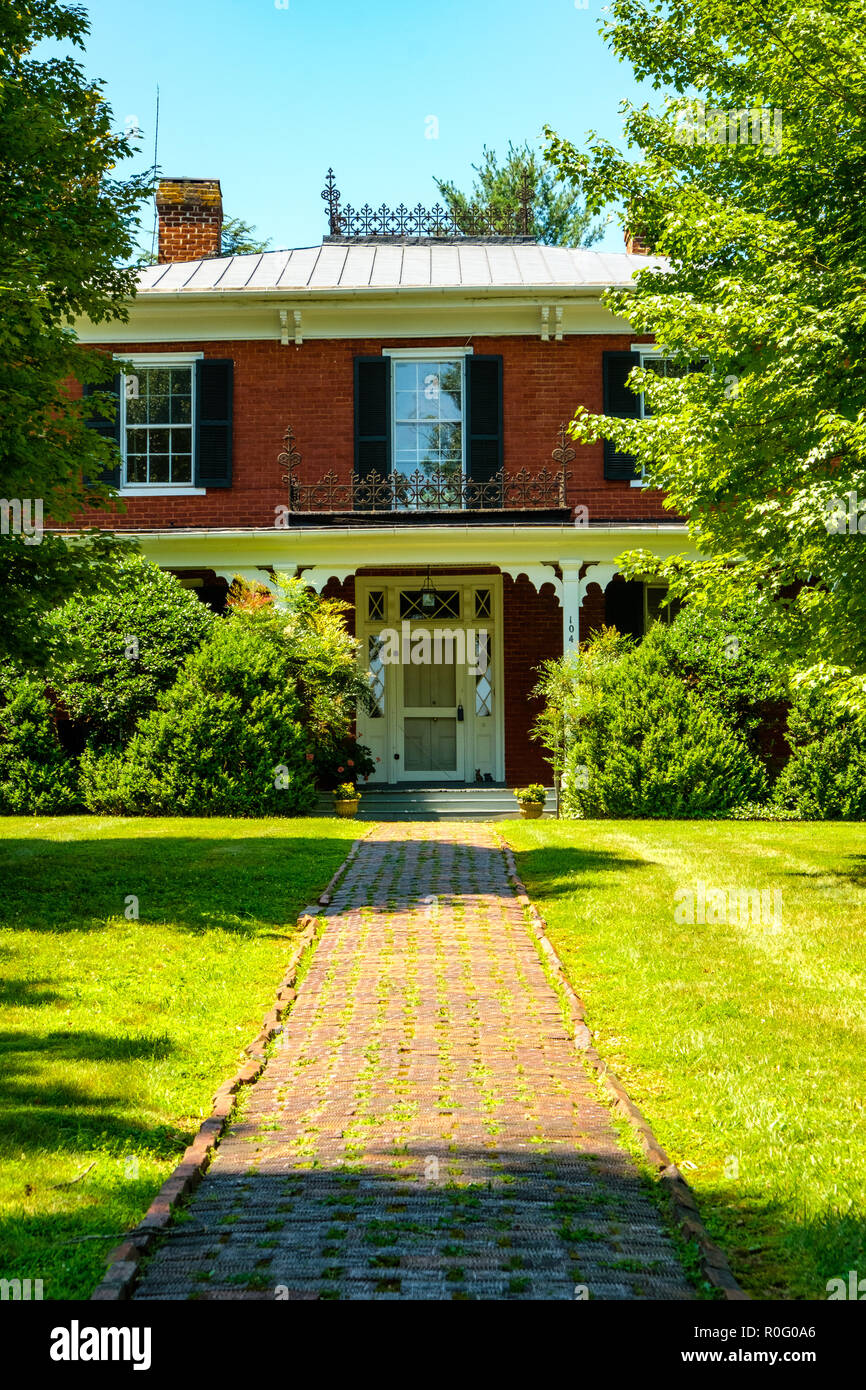 Edmondson-Penick House, 104 White Street, Lexington, Virginia Stock Photo