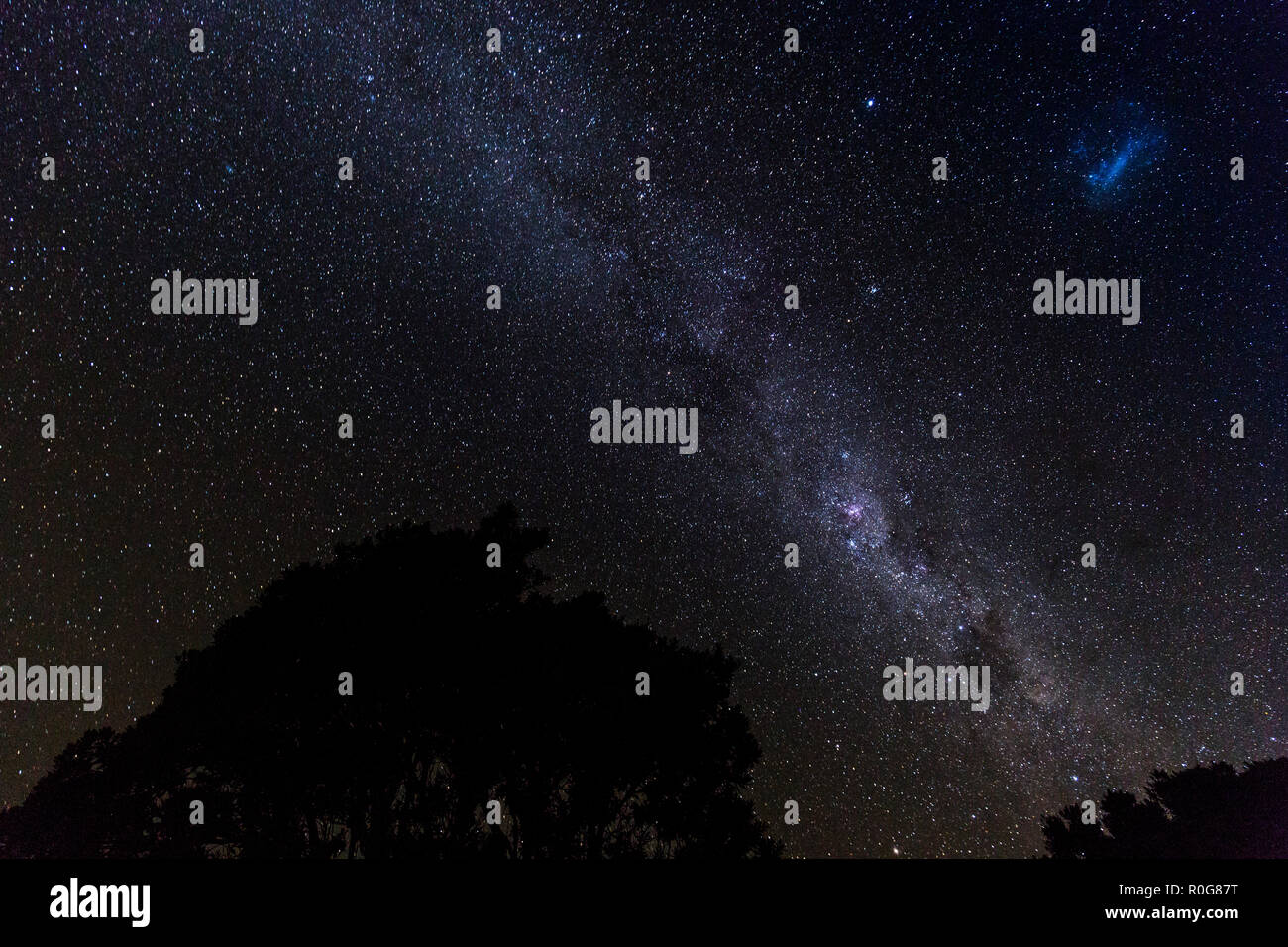 Milky Way in the Southern Hemisphere, New Zealand Stock Photo - Alamy