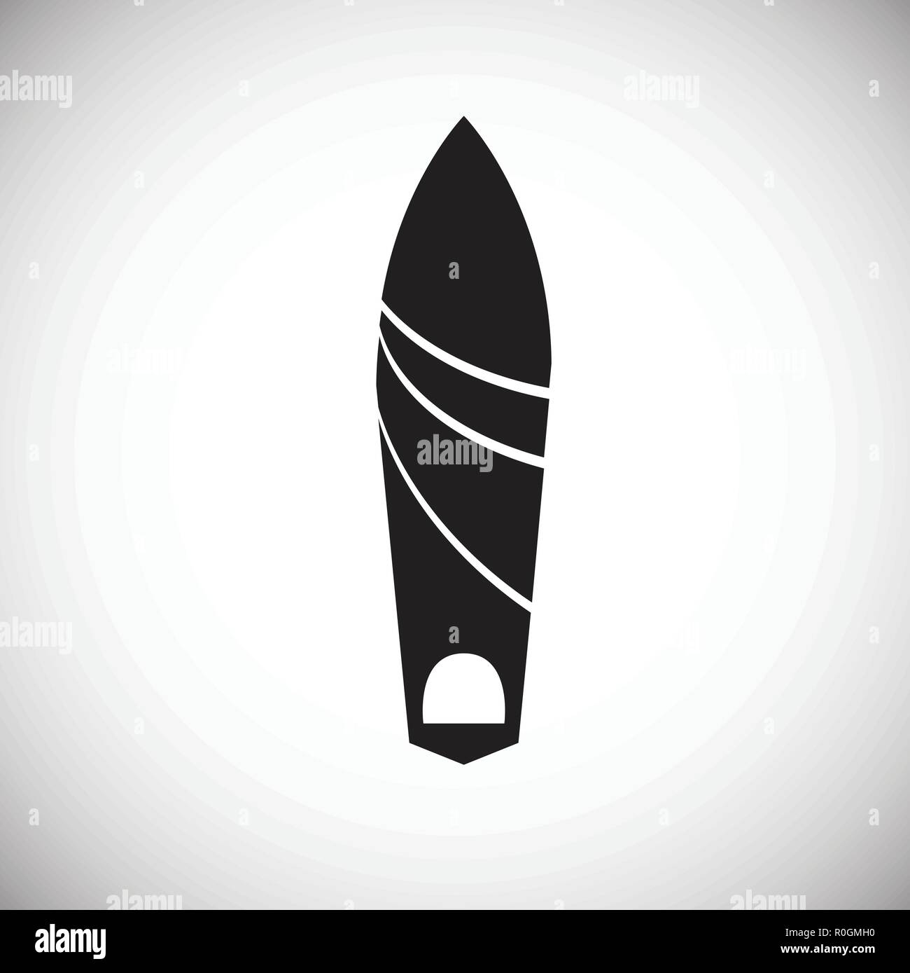 Surf board on white background icon Stock Vector Image & Art - Alamy