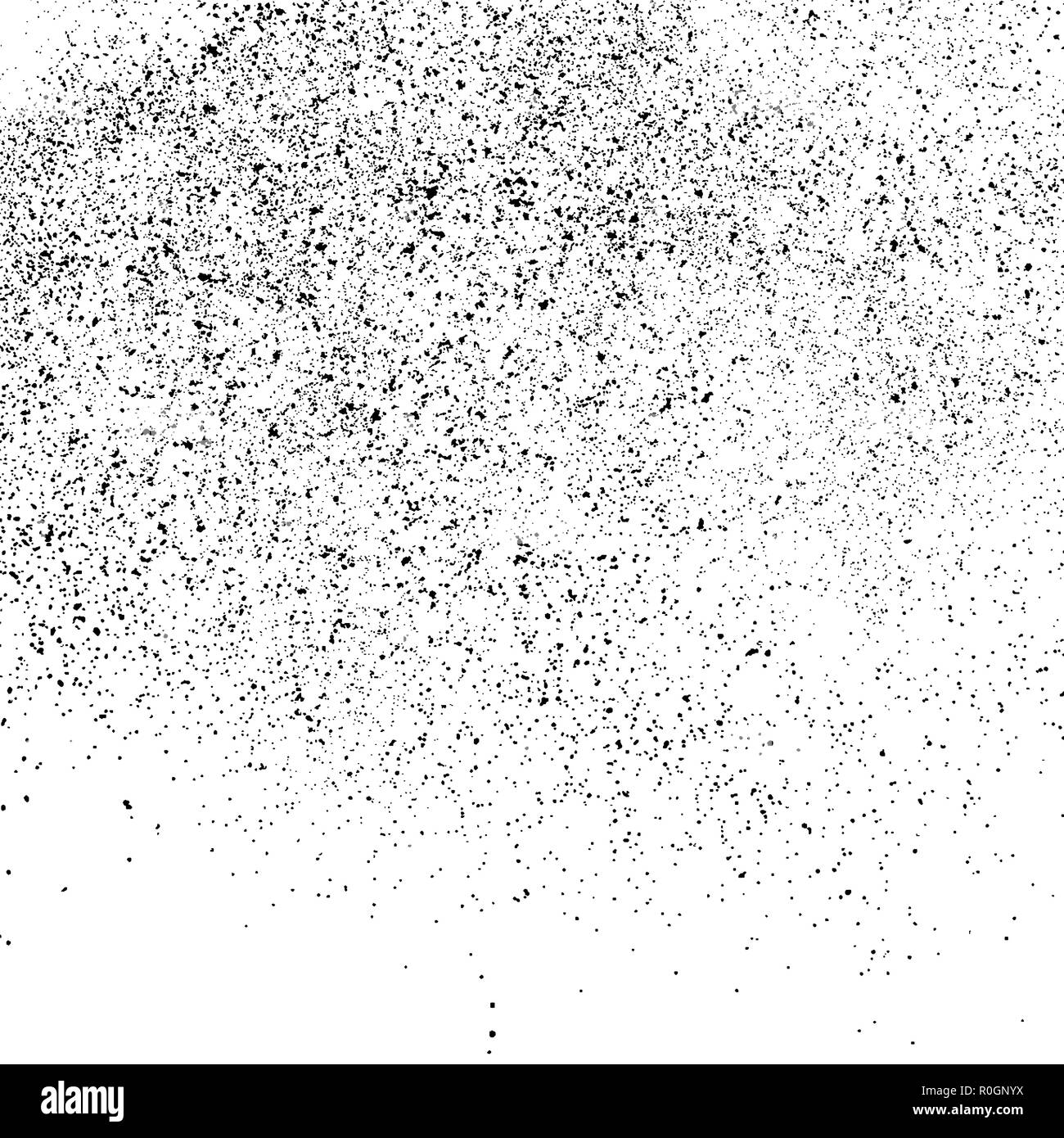 Black grainy texture isolated on white background. Distress overlay ...
