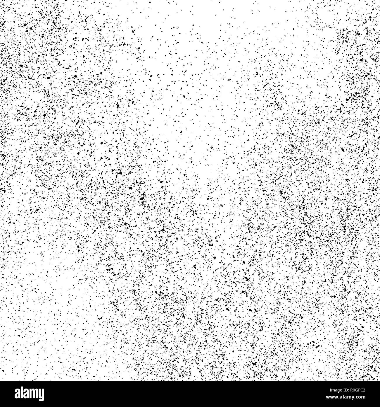Black grainy texture isolated on white background. Distress overlay ...