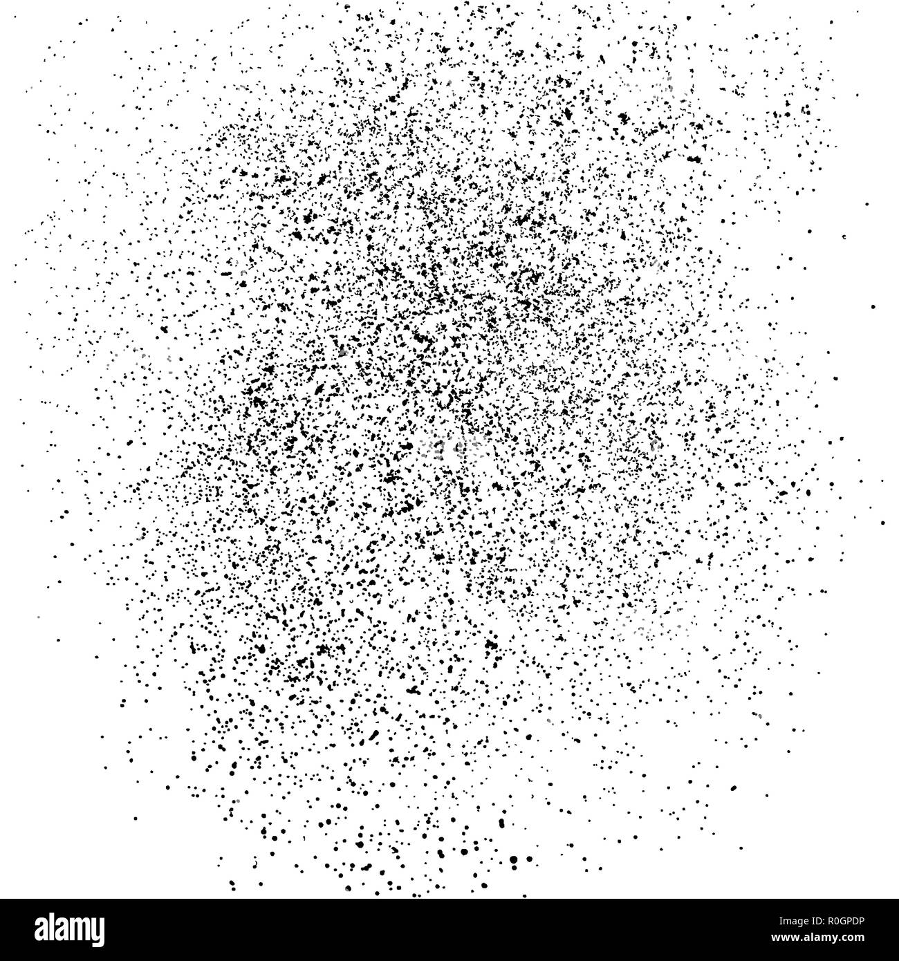 Black grainy texture isolated on white background. Distress overlay ...