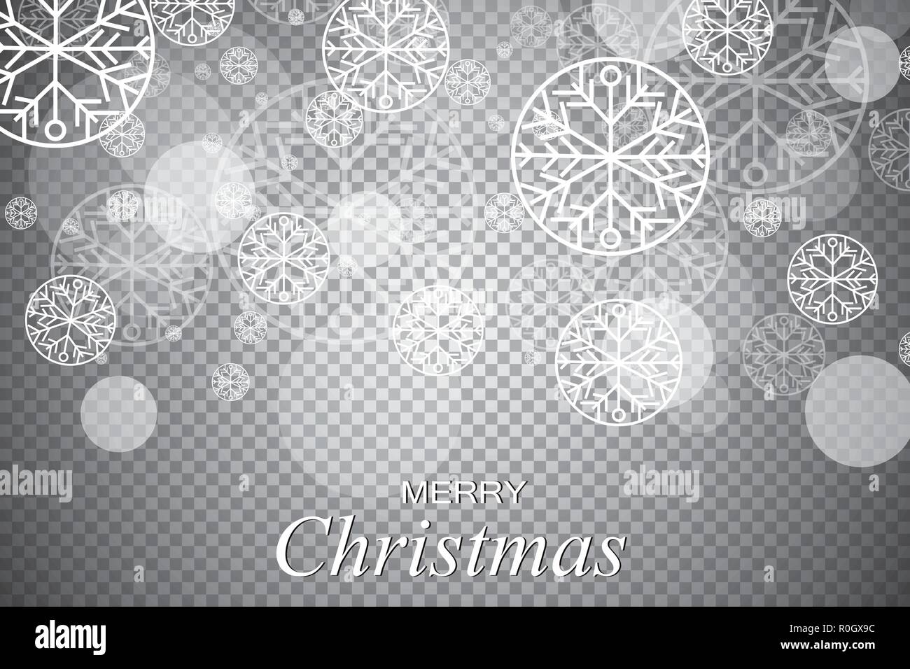 Christmas ornaments made from snowflakes vector illustration Stock ...