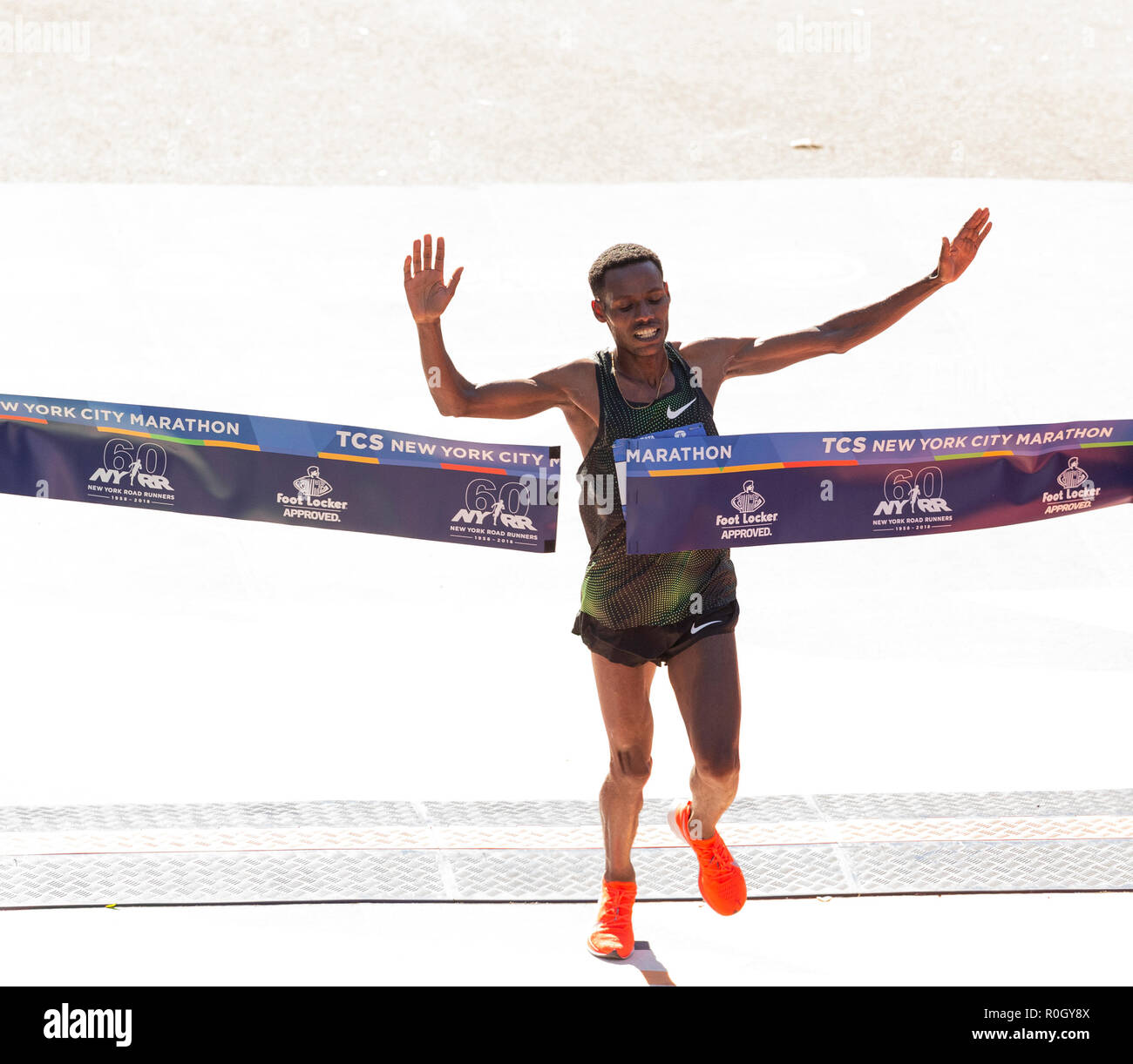 New York, United States. 04th Nov, 2018. Lelisa Desisa of Ethiopia