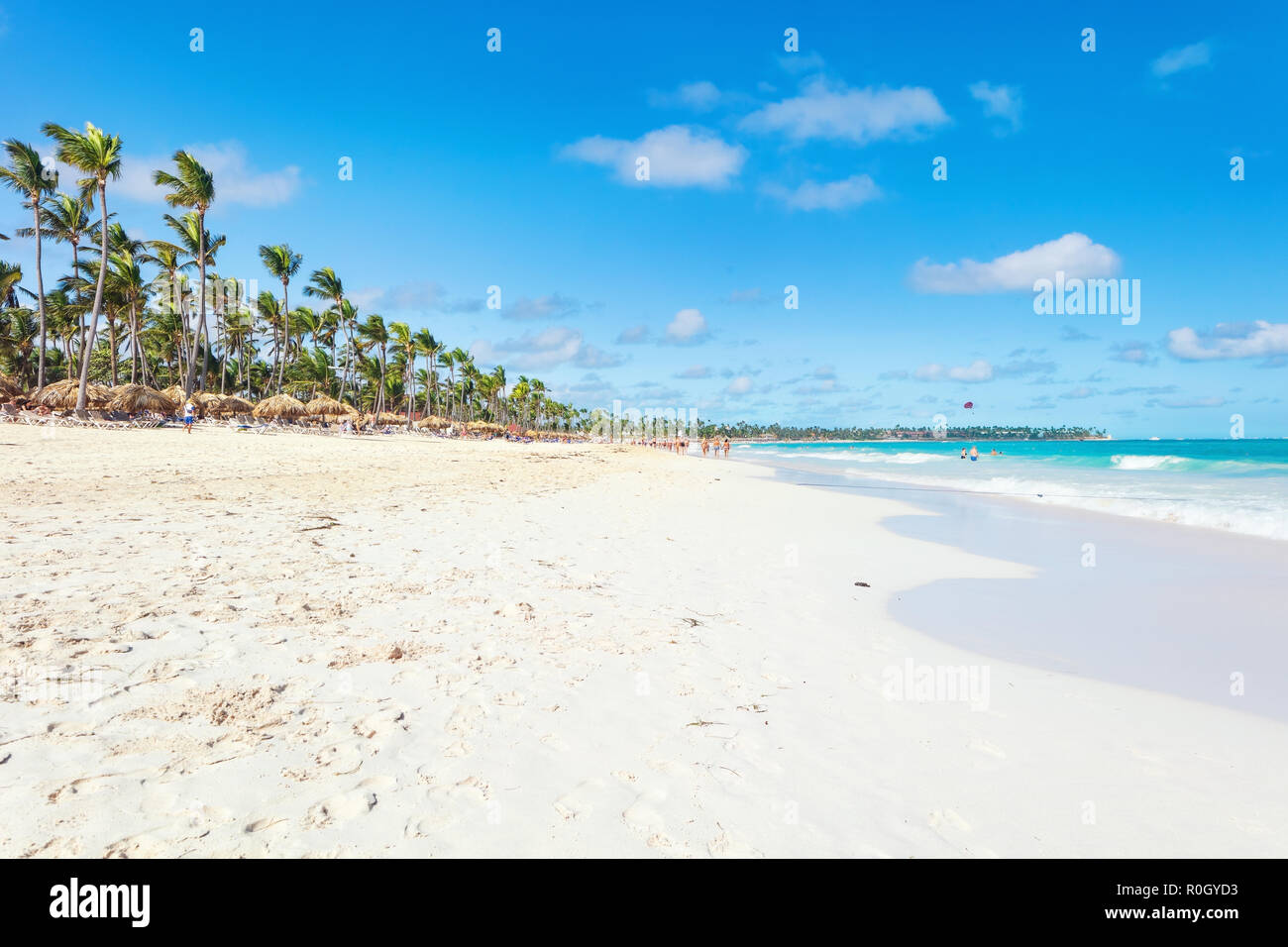 Vacation in Dominican Republic Stock Photo