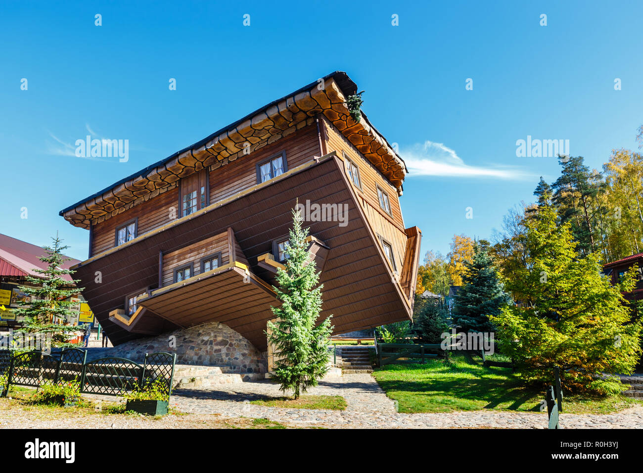 Upside Down House Poland Stock Photos Upside Down House Poland