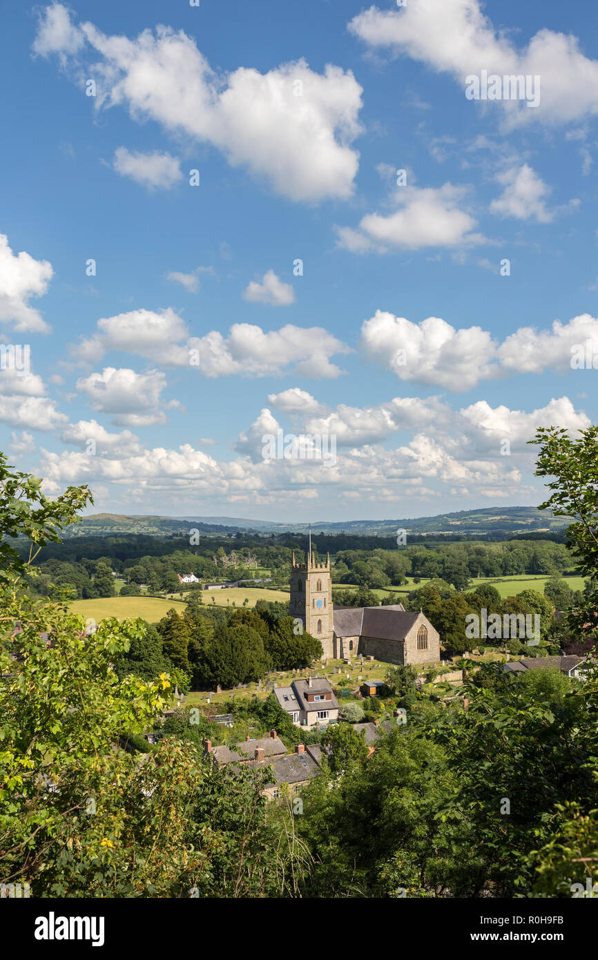 Church, Montgomery, Powys, Wales, UK Stock Photo Alamy