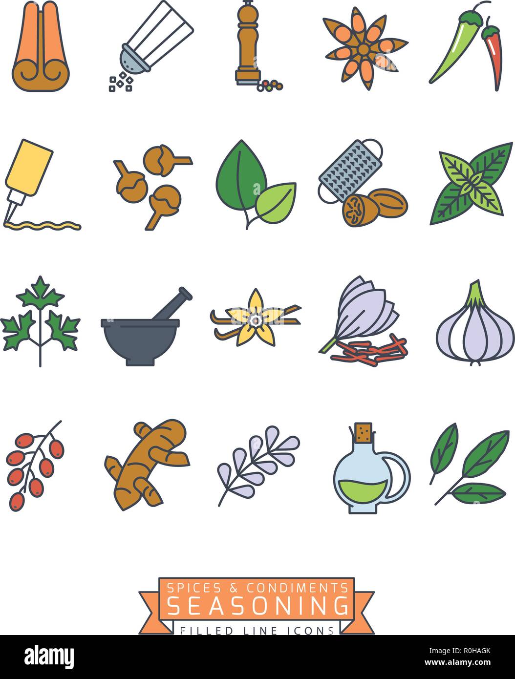 Seasoning set hires stock photography and images Alamy