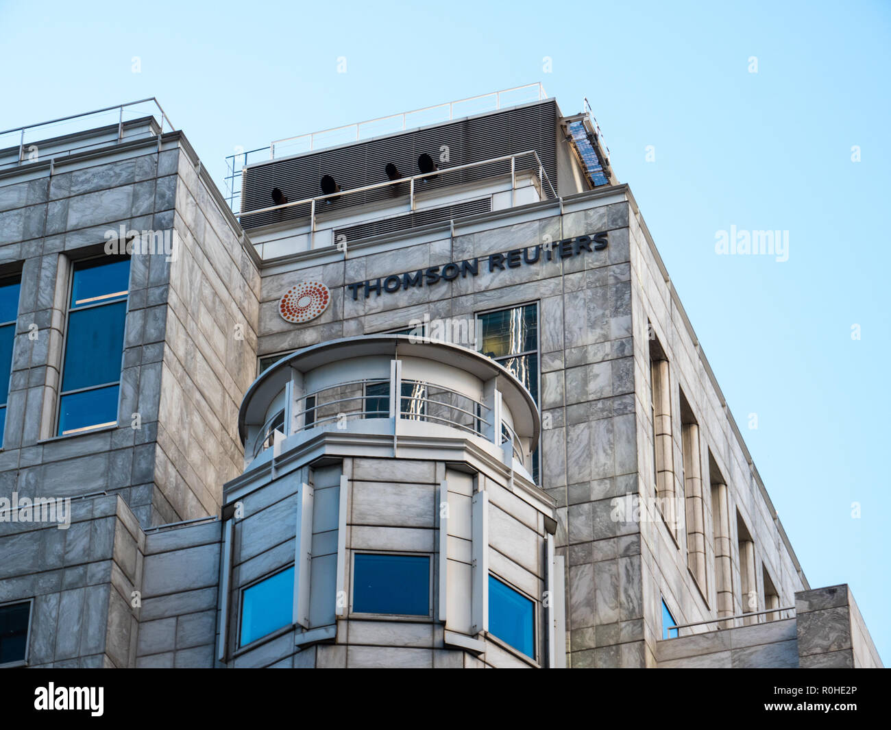 Thomson Reuters Corporation, Canary Wharf, Docklands, London, England, UK, GB. Stock Photo