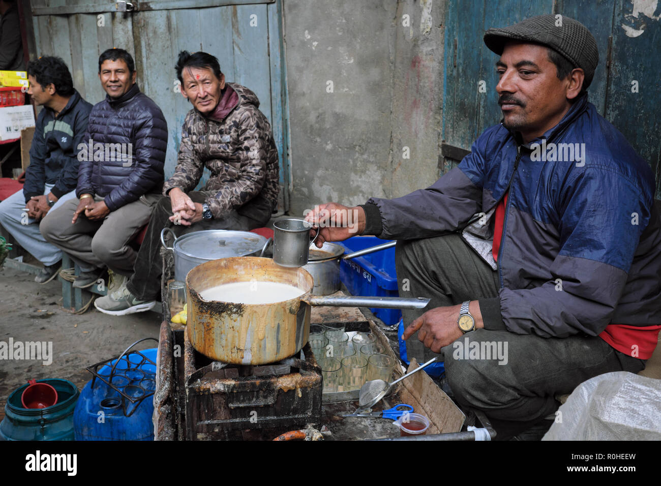 Nepal tea hires stock photography and images Alamy