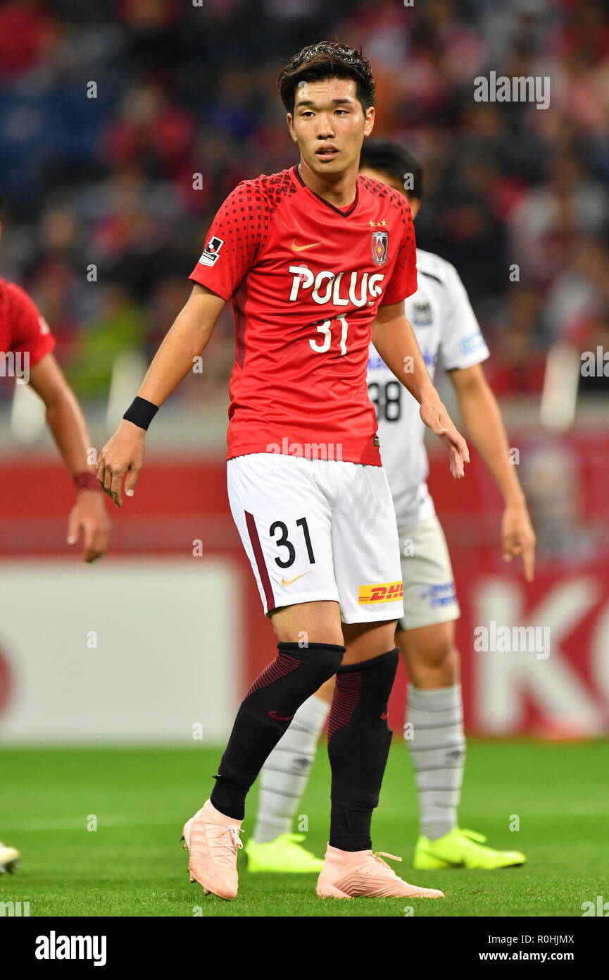Takuya Iwanami Reds November 3 18 Football Soccer 18 J1 League Match Between Urawa Red Diamonds 1 3 Gamba Osaka At Saitama Stadium 02 In Saitama Japan Photo By Aflo Stock Photo Alamy