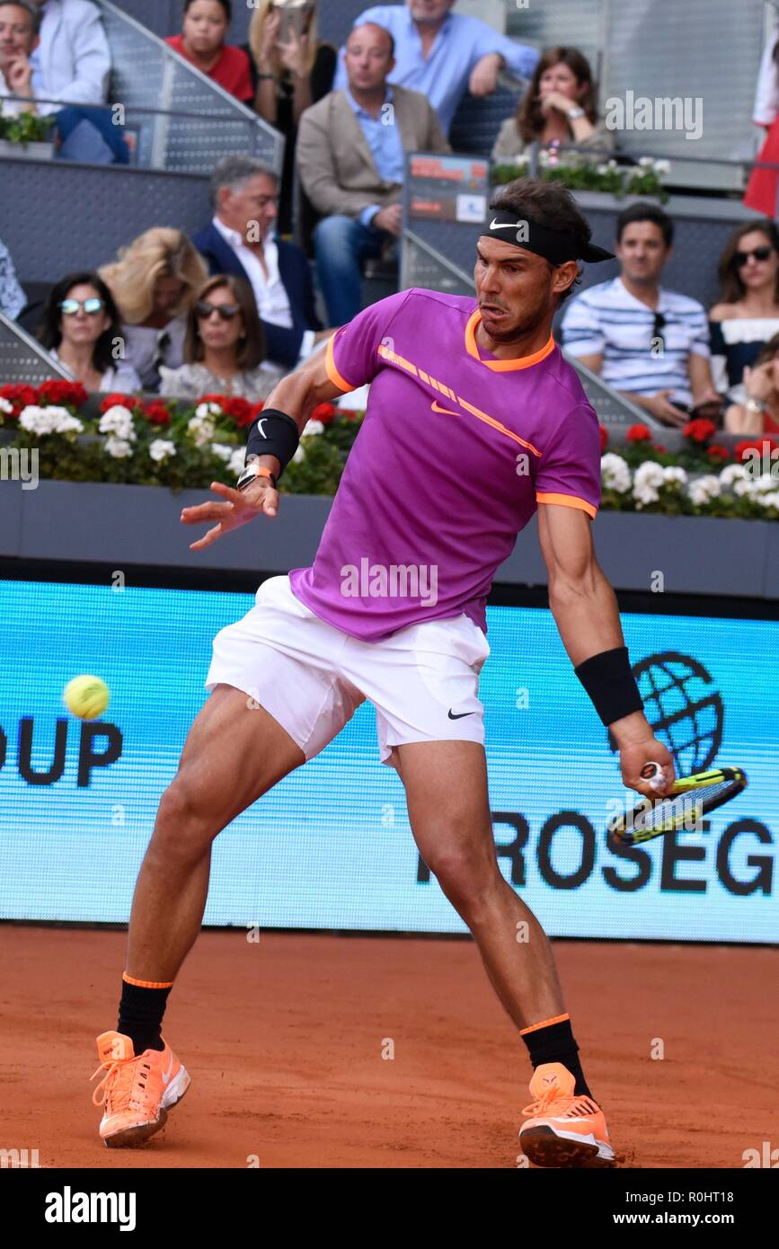 Rafa Nadal en Mutua Madrid Open 14/05/2017. 694 . Cordon Press Cordon Press  LATEST NEWS: Rafael Nadal is currently undergoing arthroscopy surgery due  to presenting an intra articular free body on his