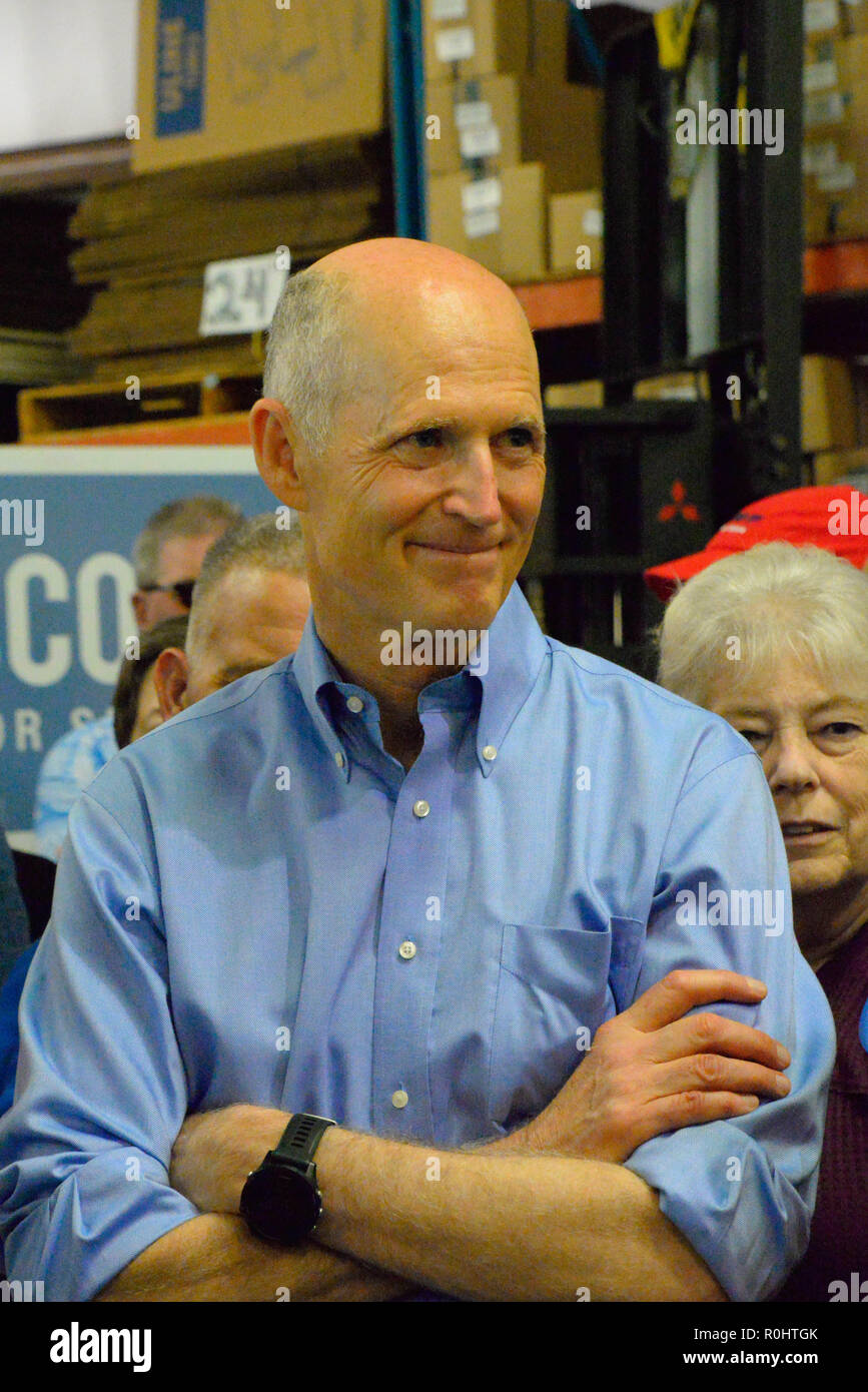 Melbourne, Florida USA. November 5, 2018 Nearing the end of his term as