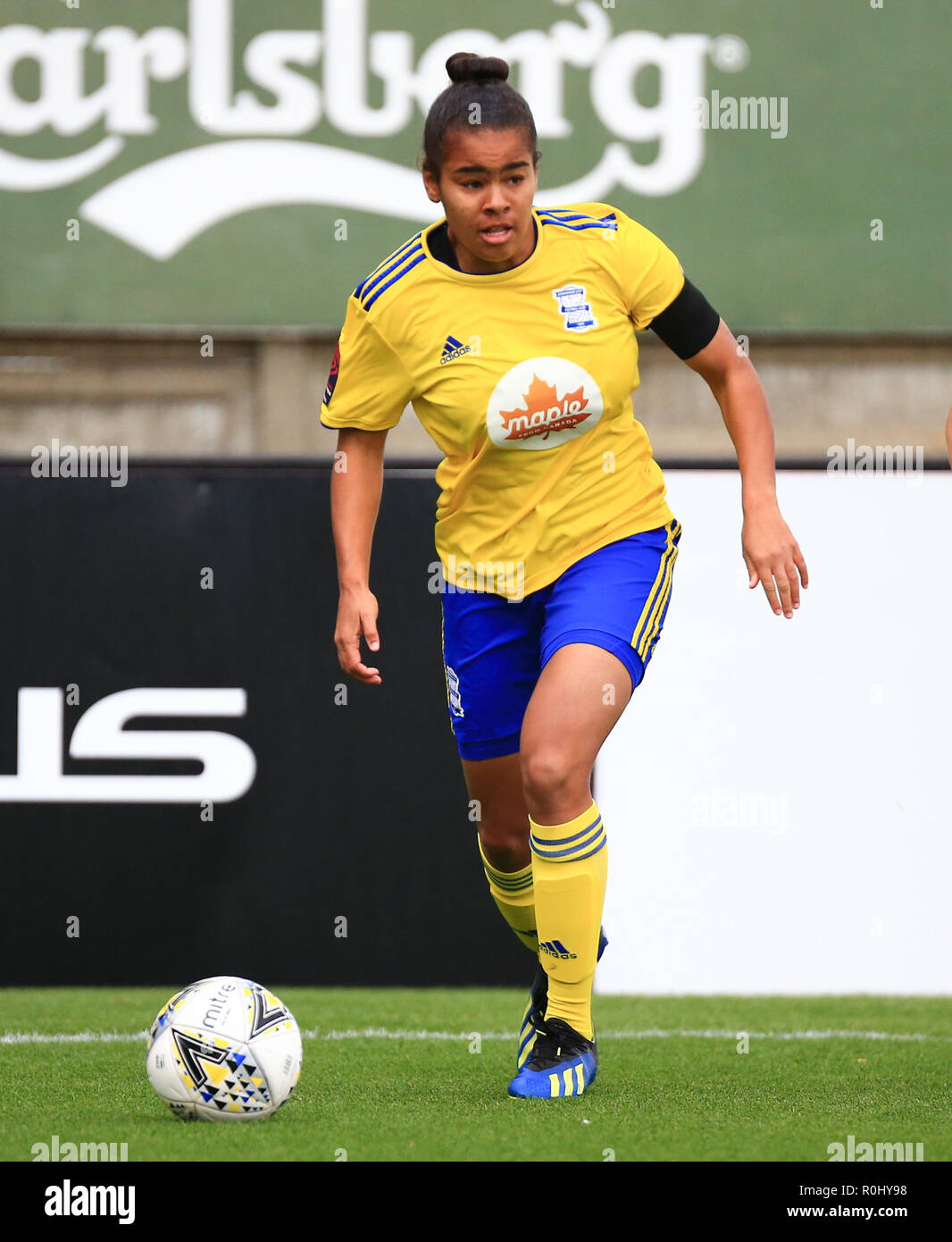 Birmingham, UK. 5th November, 2018. Birmingham City Women FC have announced that their midfielder SHANIA HAYLES has been called up for the Lionesses' U21 squad for the upcoming November training camp. Peter Lopeman/Alamy Live News Stock Photo