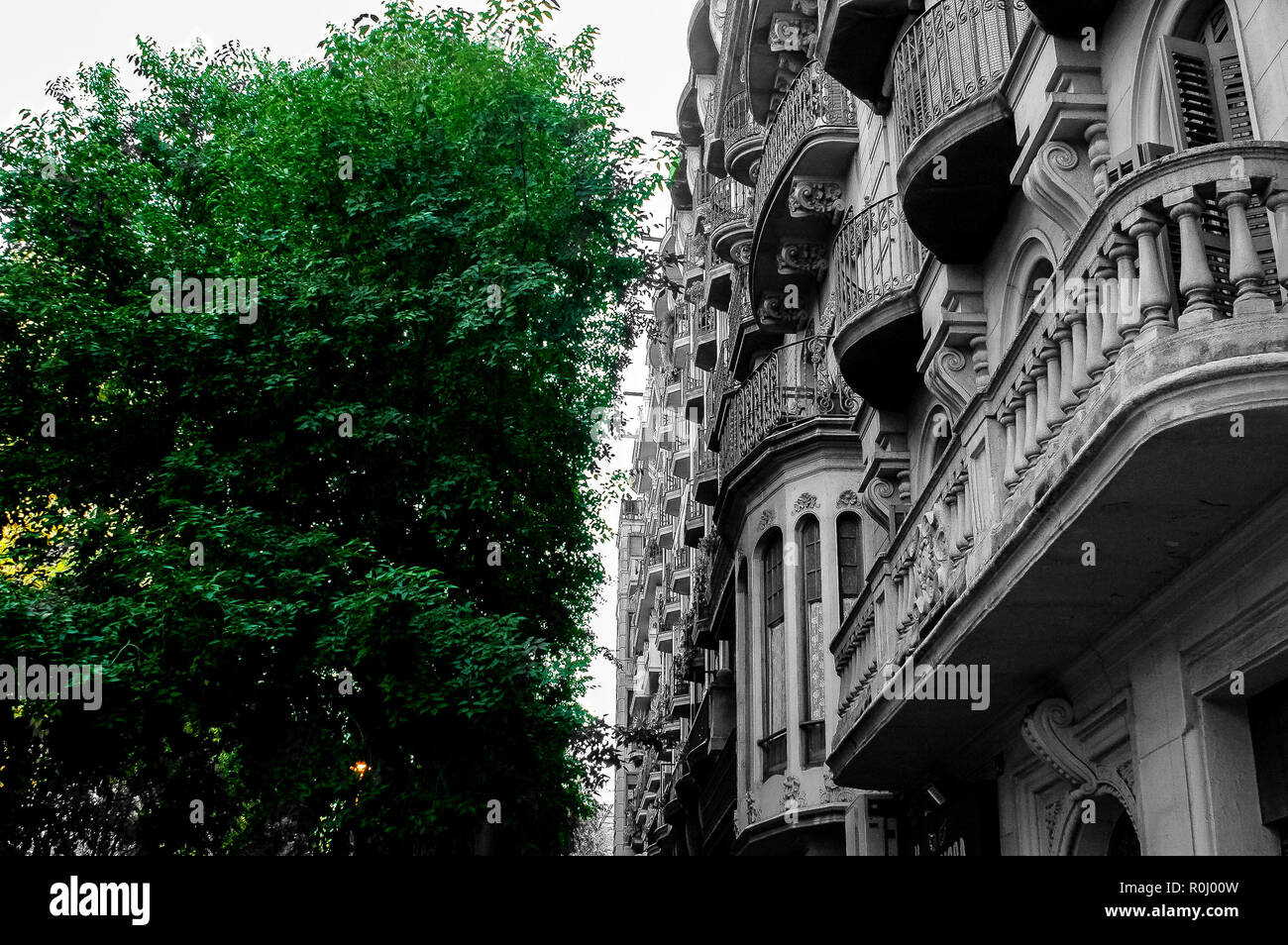 Various photo montages of Barcelona, ​​Catalonia, Spain Stock Photo