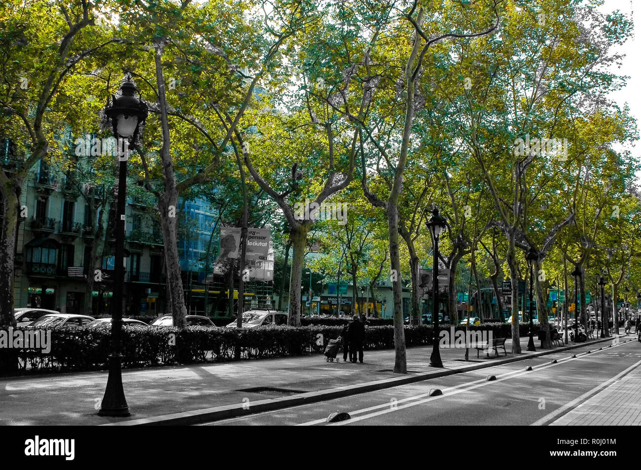 Various photo montages of Barcelona, ​​Catalonia, Spain Stock Photo