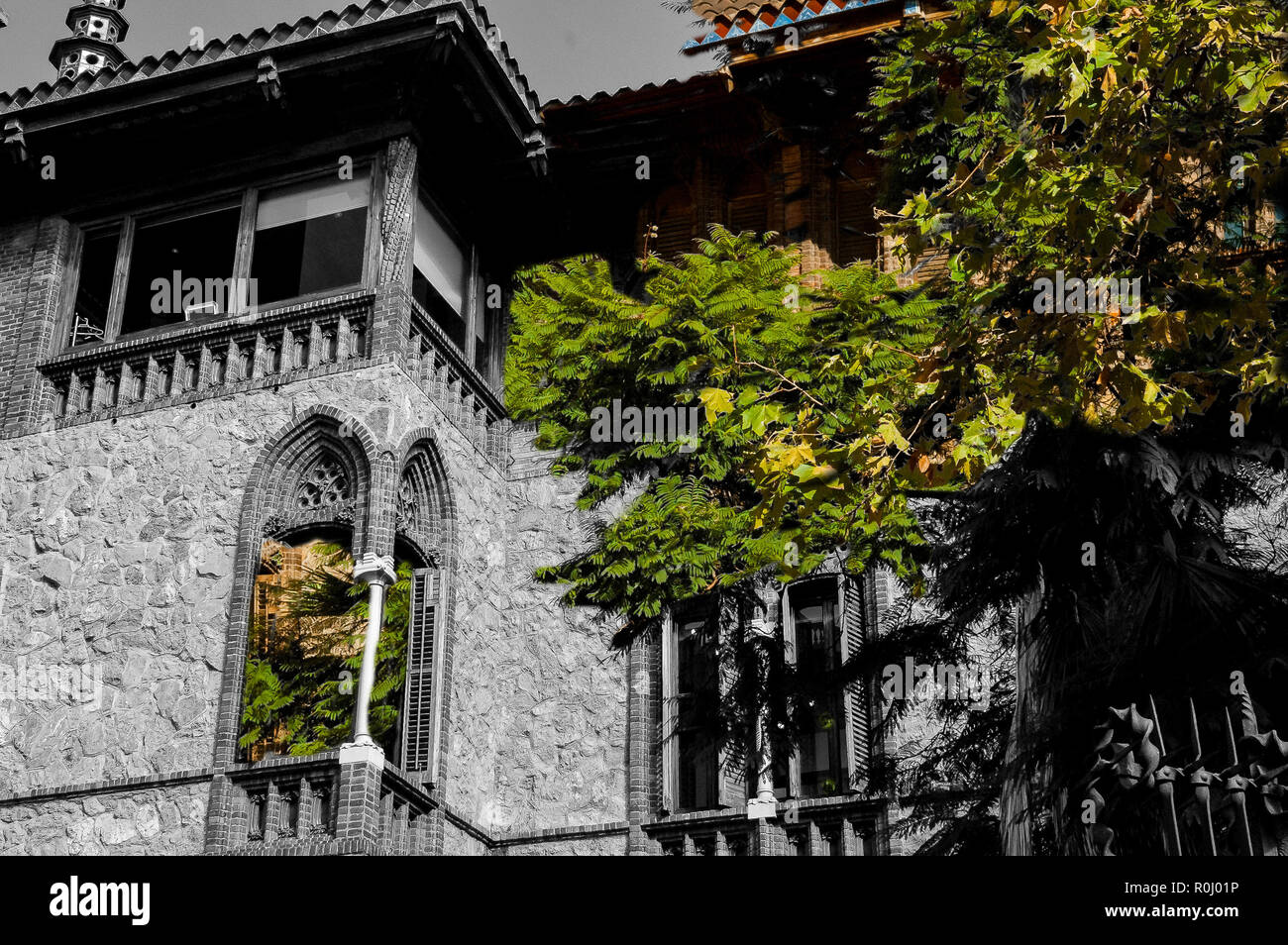 Various photo montages of Barcelona, ​​Catalonia, Spain Stock Photo