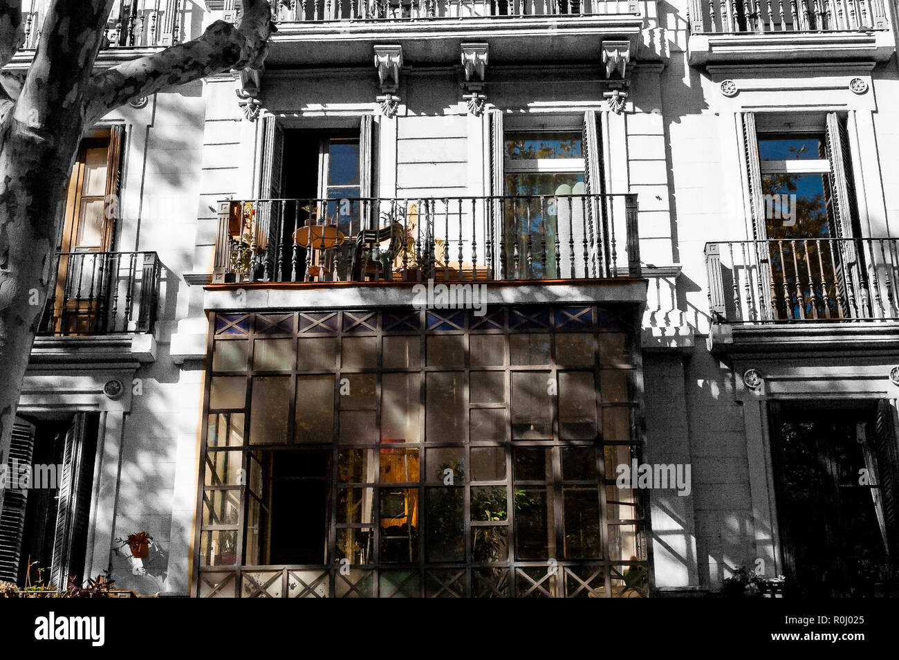 Various photo montages of Barcelona, ​​Catalonia, Spain Stock Photo