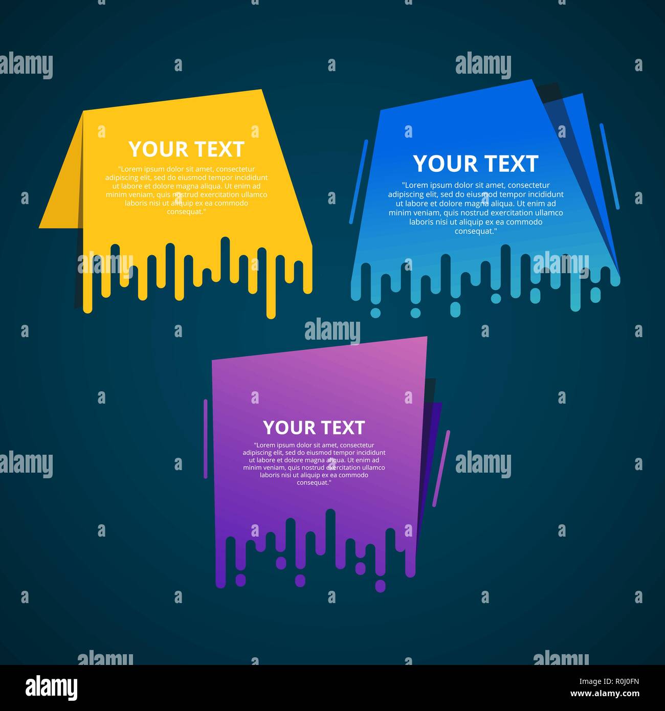 Style text templates speed origami for banner Vector Text Label Stock ...