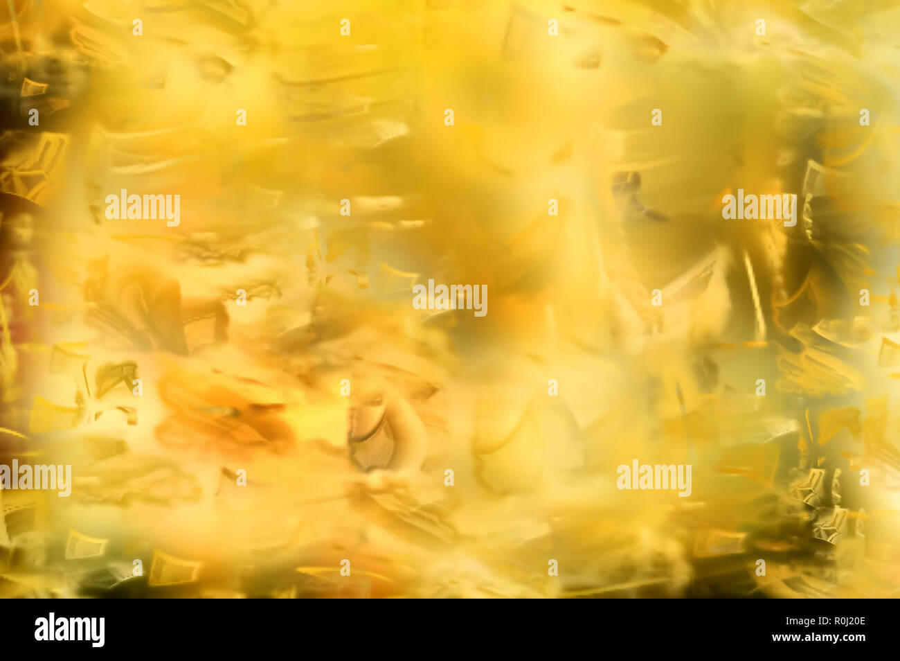 Abstract grunge yellow background aged texture Stock Photo