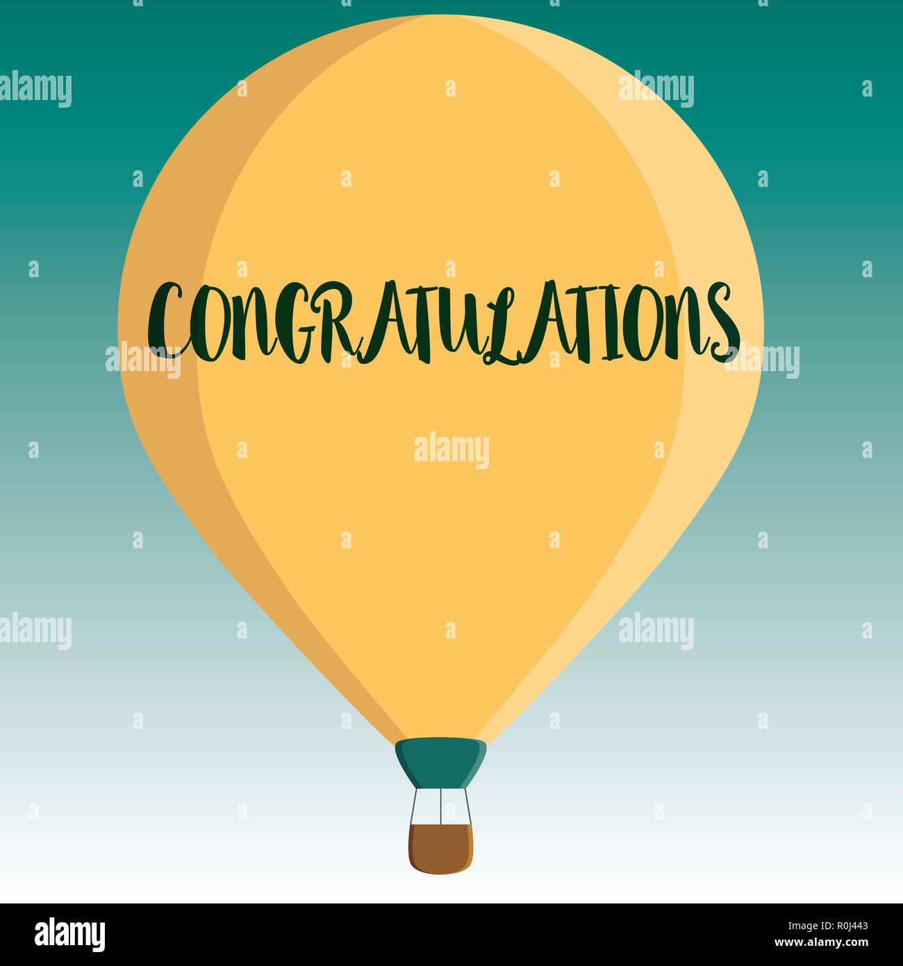Handwriting text Congratulations. Concept meaning Expressing ...