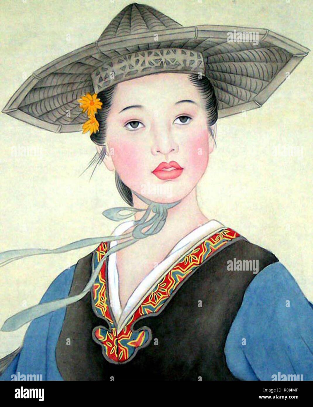 beautiful vintage oriental chinese art Stock Photo Alamy