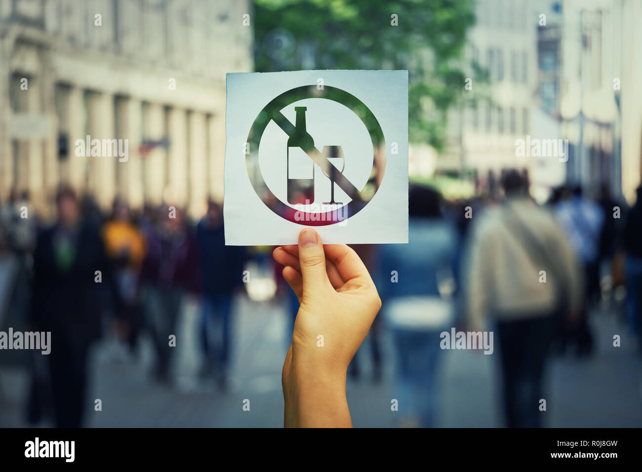 Prohibition Sign With A Hand High Resolution Stock Photography and ...